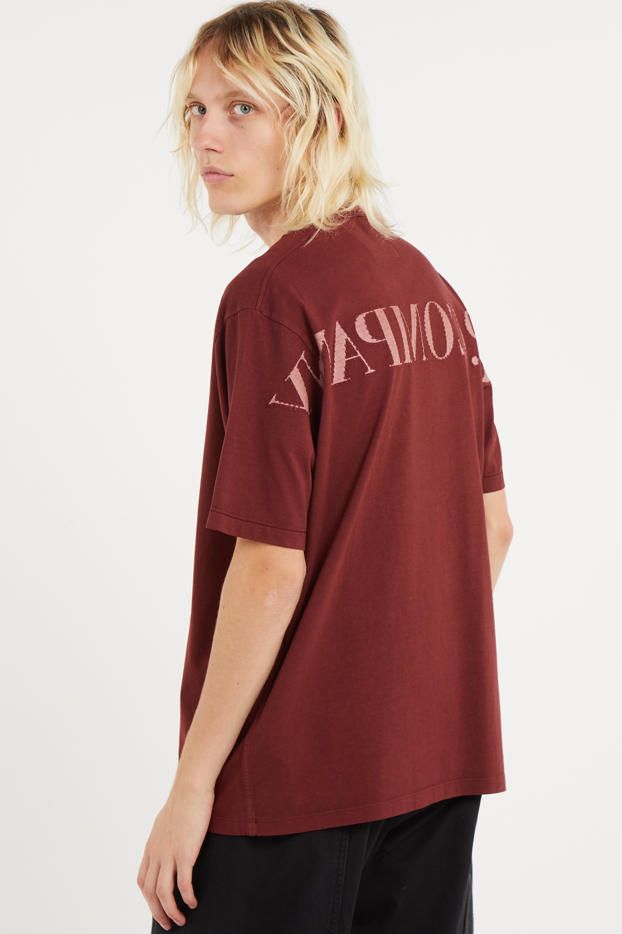 Tee-shirt open end CP COMPANY Rouge