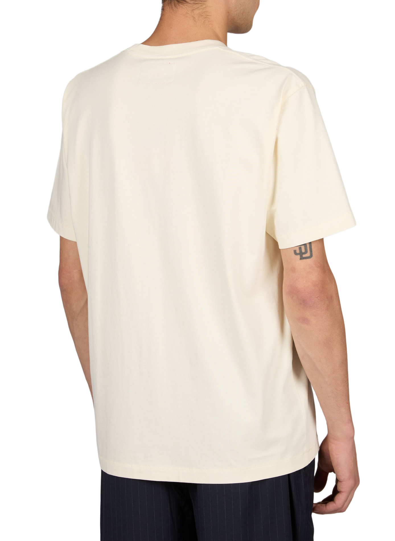 Weit geschnittenes bedrucktes T-Shirt aus Baumwolle KIDSUPER Beige
