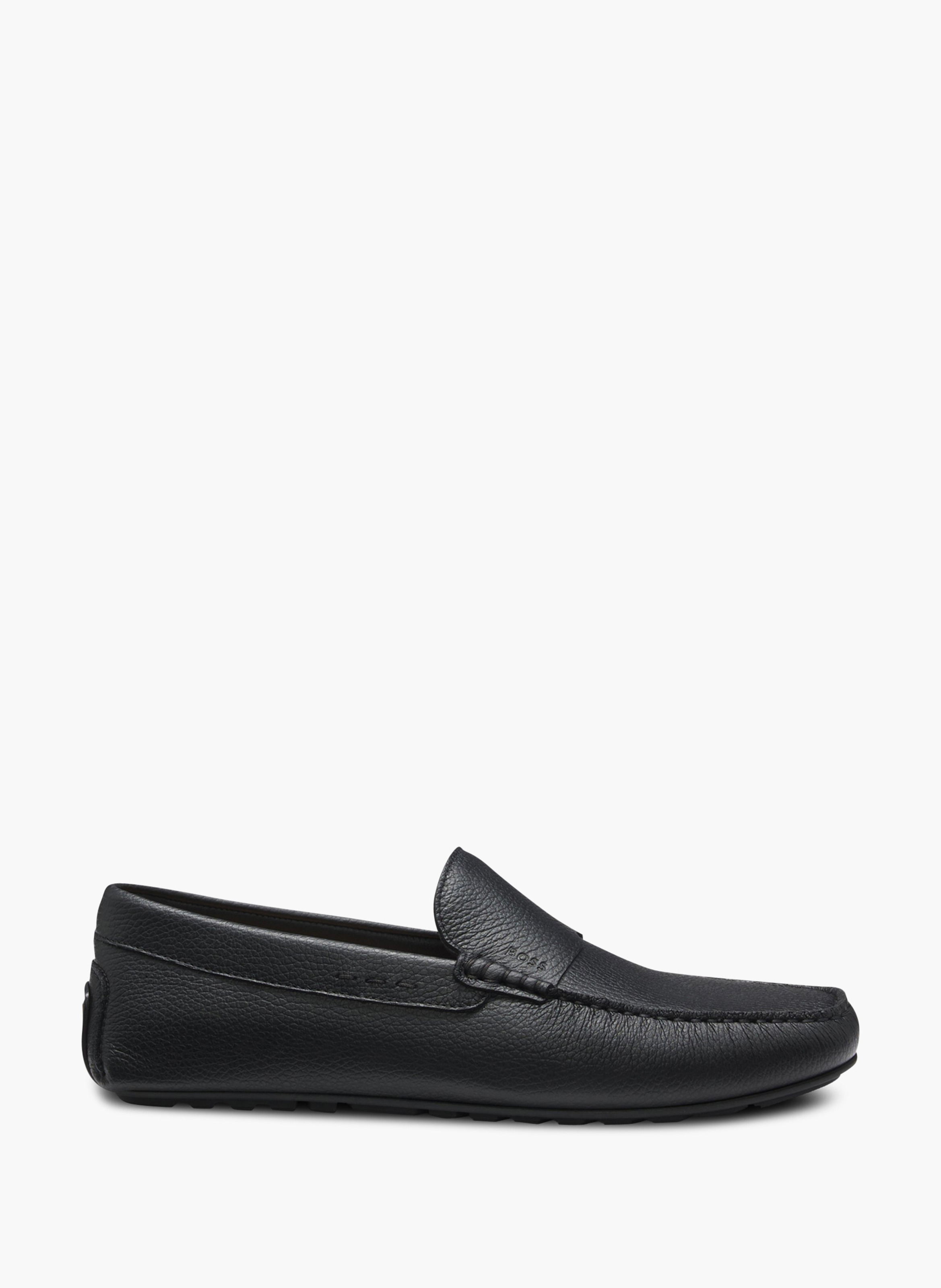 Mocassins en cuir BOSS Noir