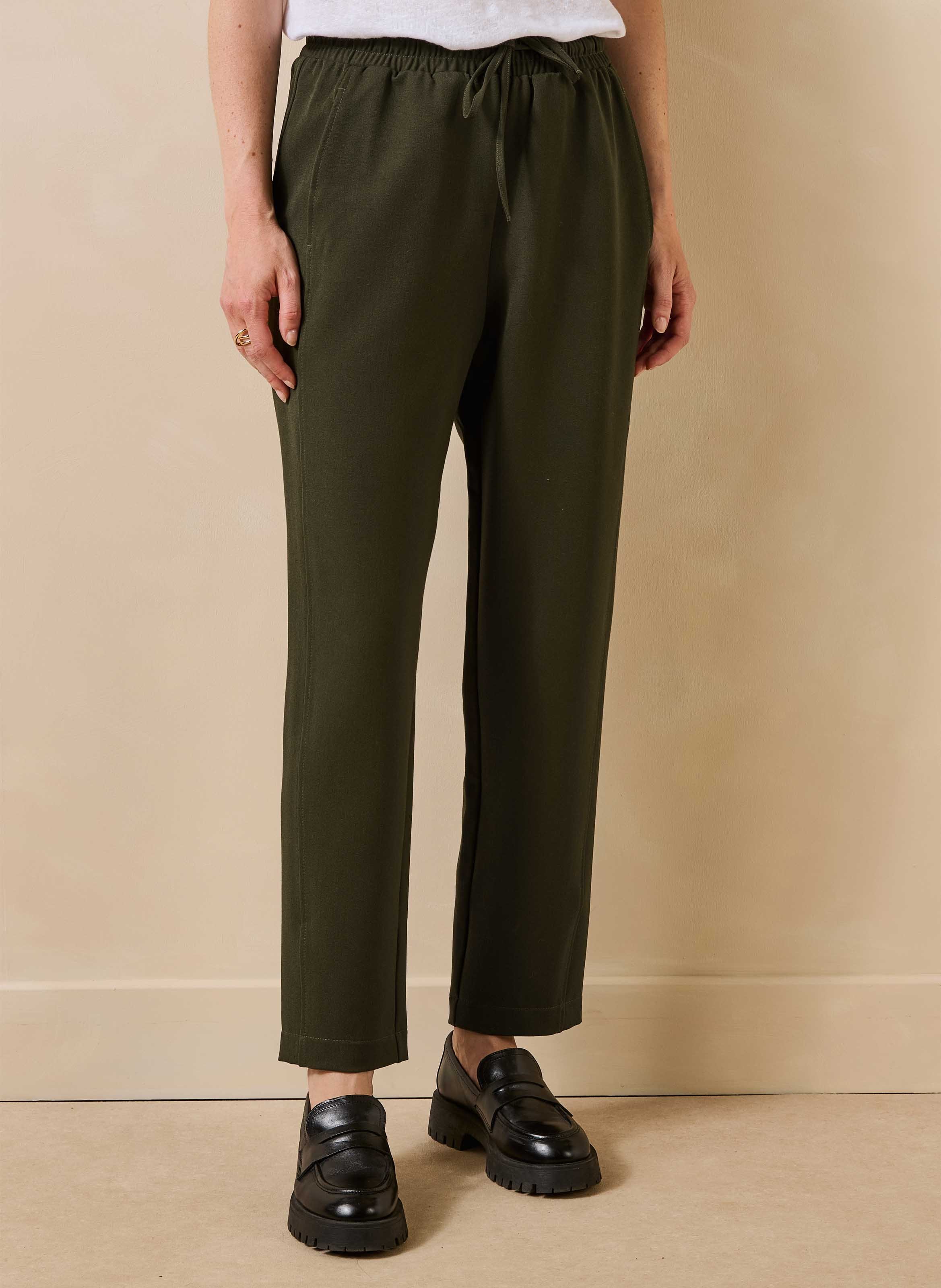 Broek met wortelsnit uni LA FEE MARABOUTEE Groen