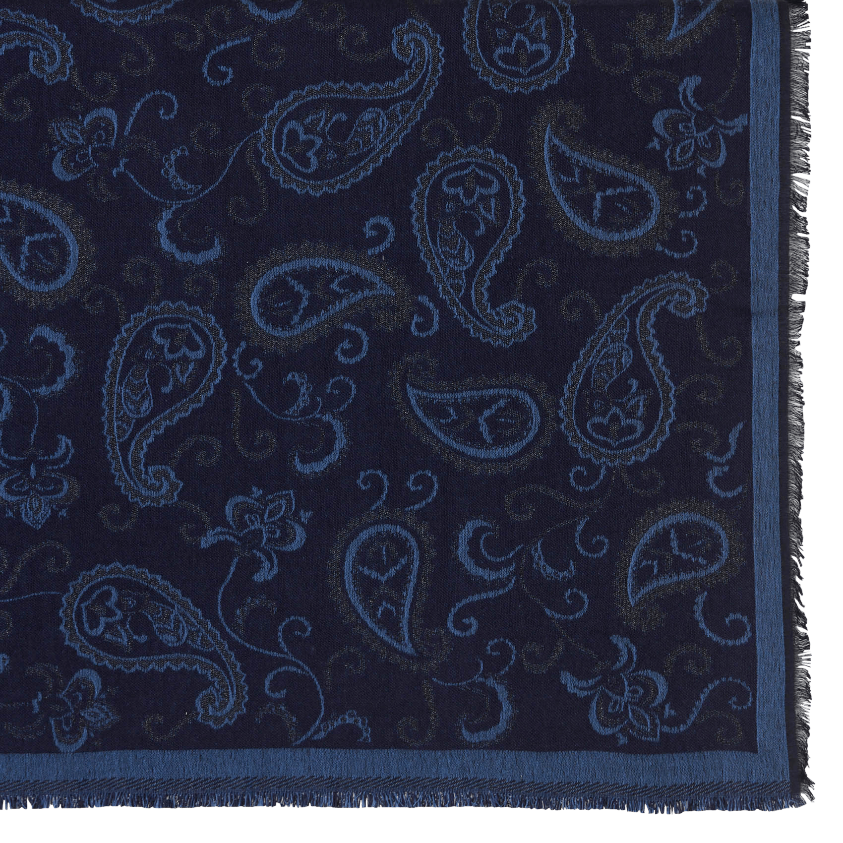 Sjaal van katoenmix LA FEE MARABOUTEE Blauw