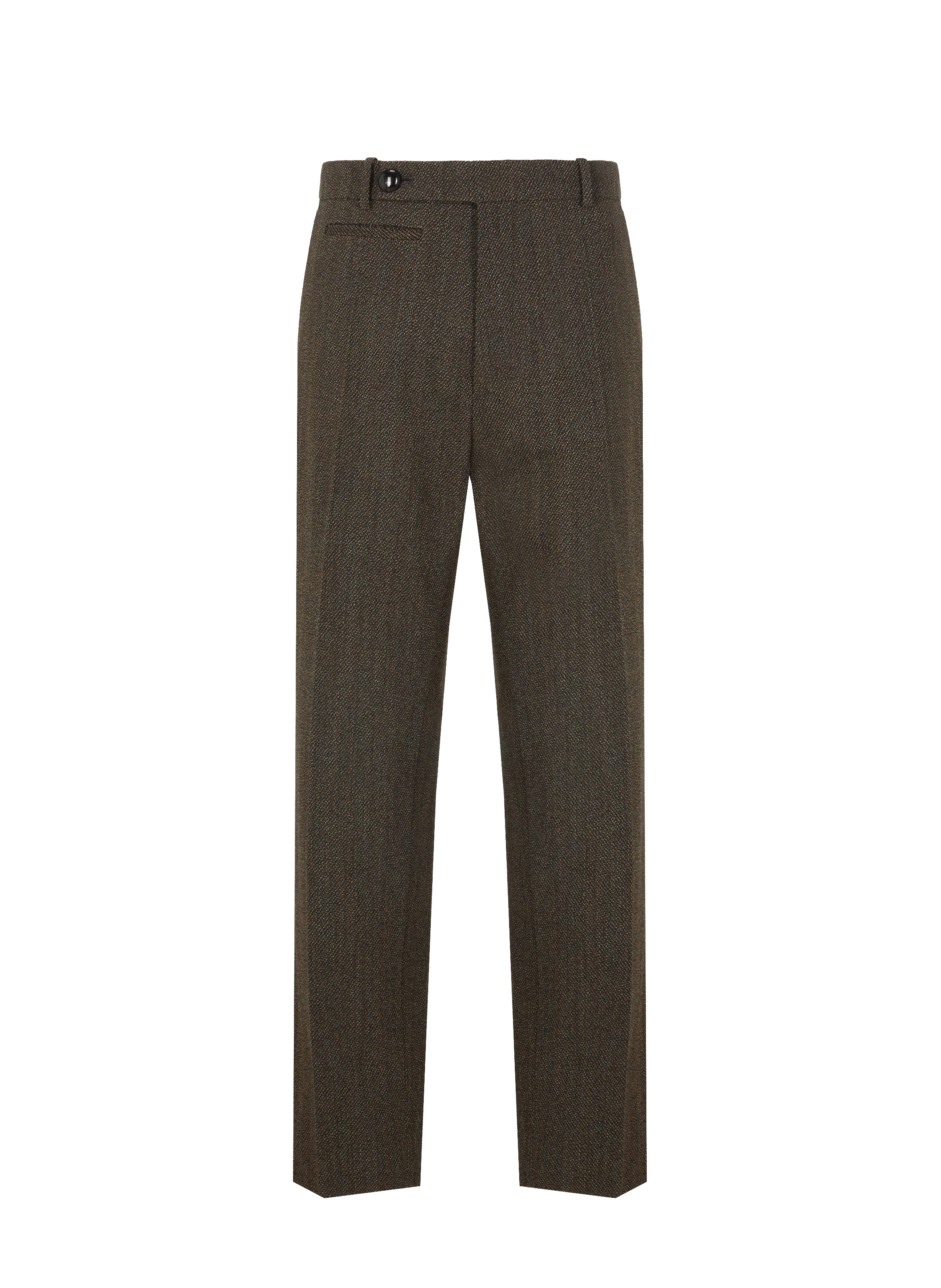 Pantalon en sergé de laine mélangée