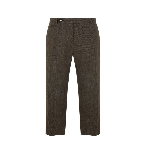 Namacheko Wool-blend Twill Trousers In Brown