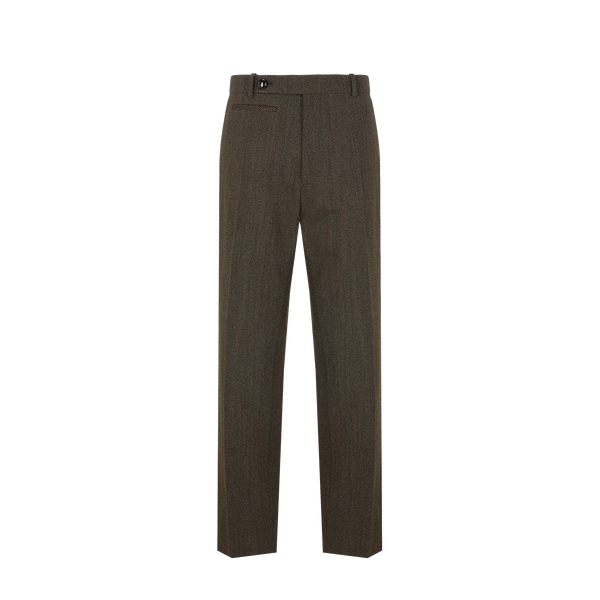 Namacheko Wool-blend Twill Trousers In Brown