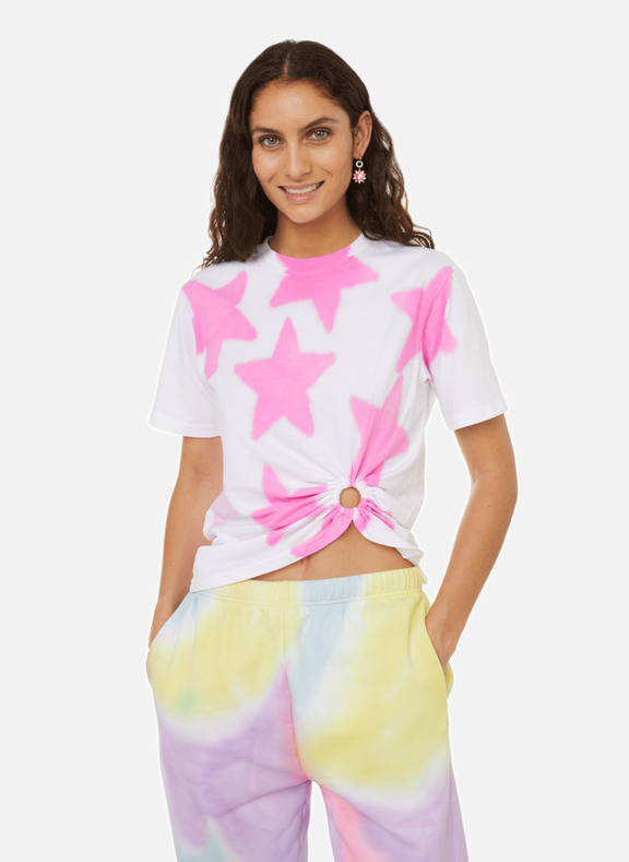 COLLINA STRADA T-shirt imprimé en coton  Multicolore