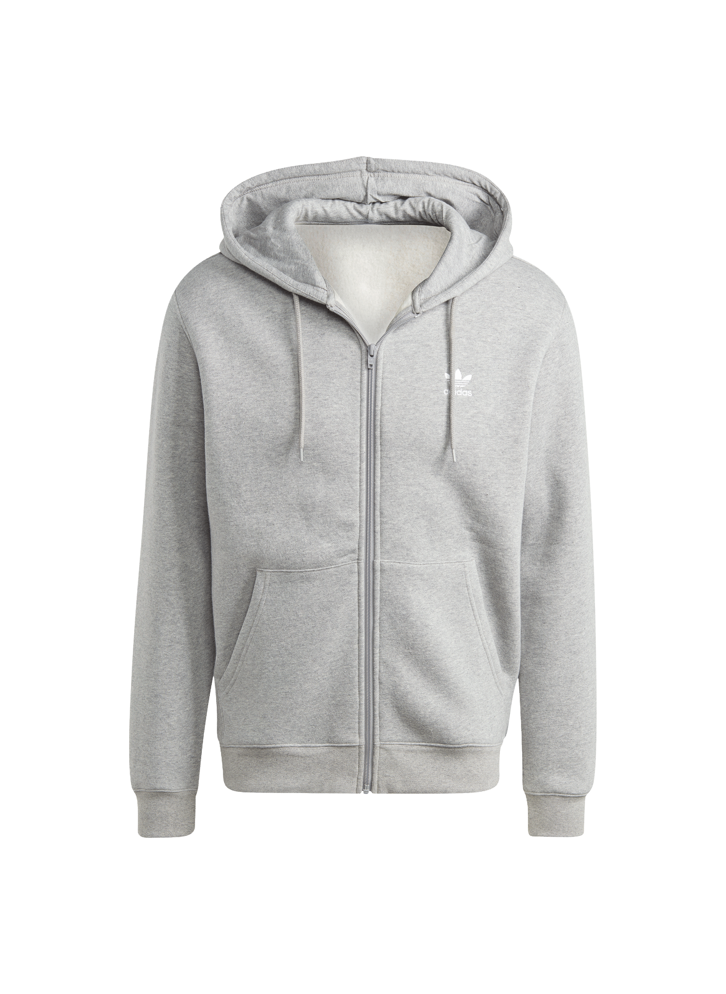 Hoodie zippé en coton