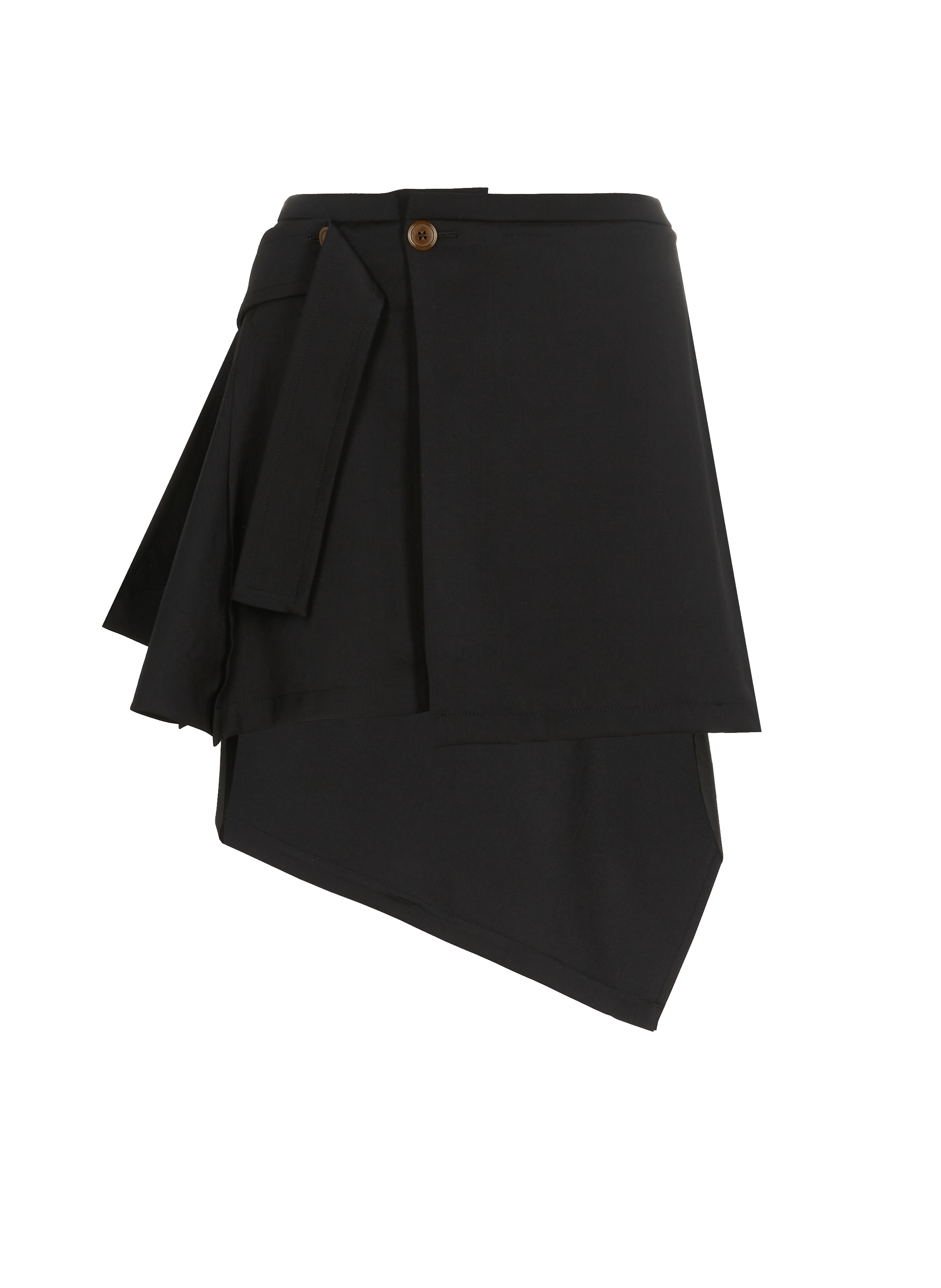 Jupe courte en laine