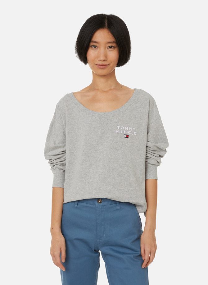 Loose-fit cotton sweatshirt TOMMY HILFIGER