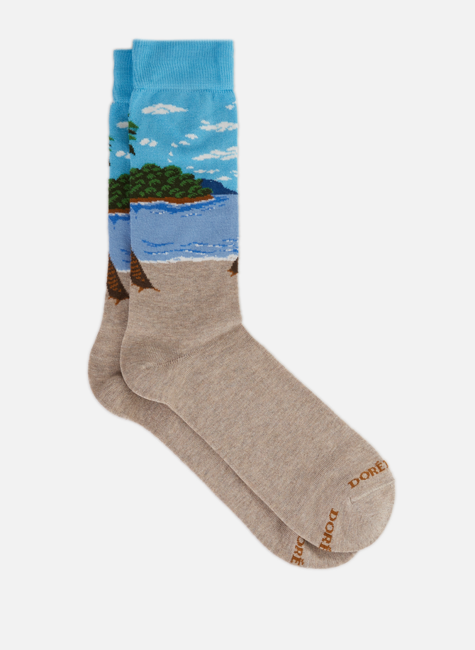 Printed cotton socks  DORÉ DORÉ