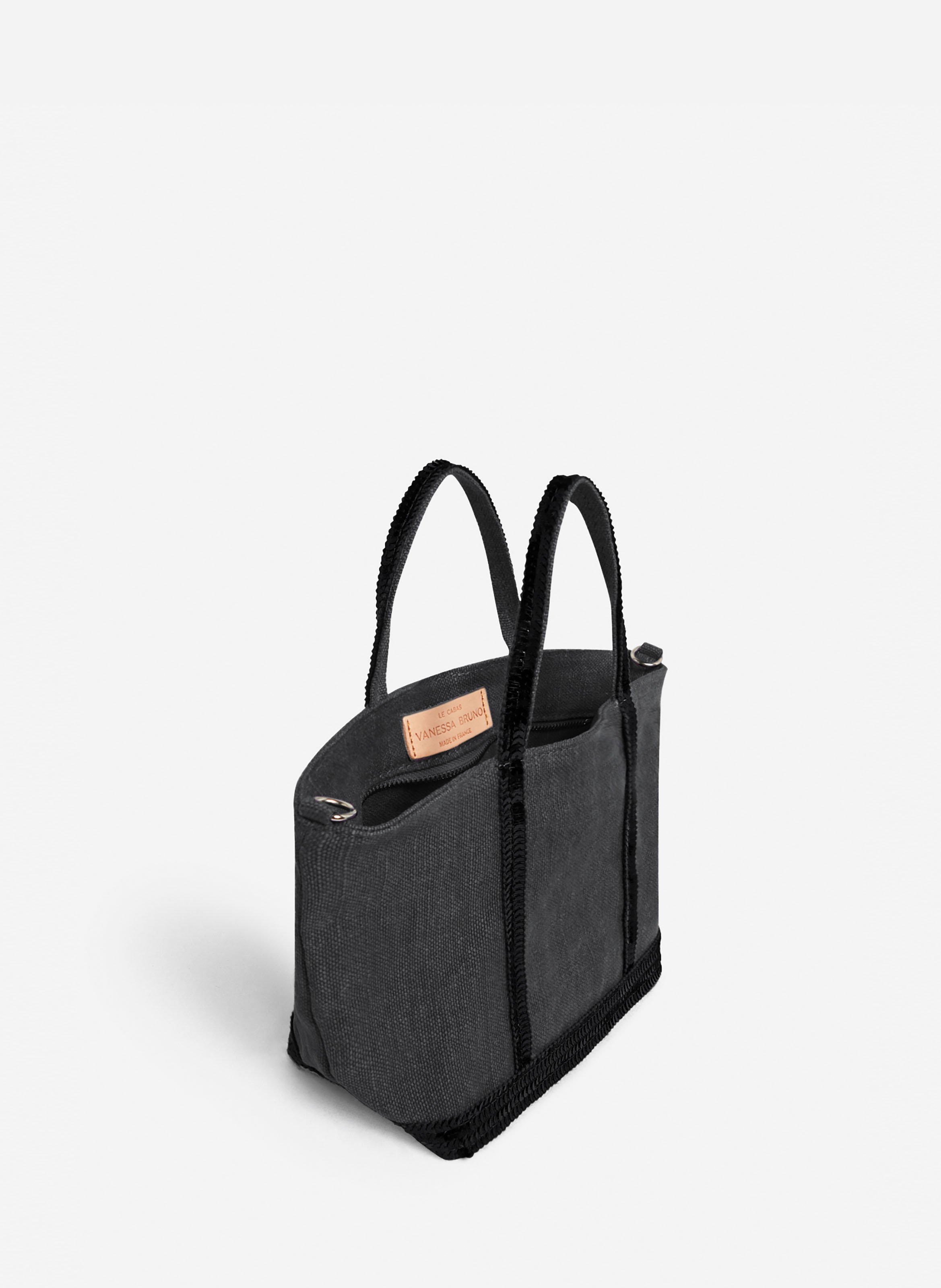 Cabas xs en lin VANESSA BRUNO Noir
