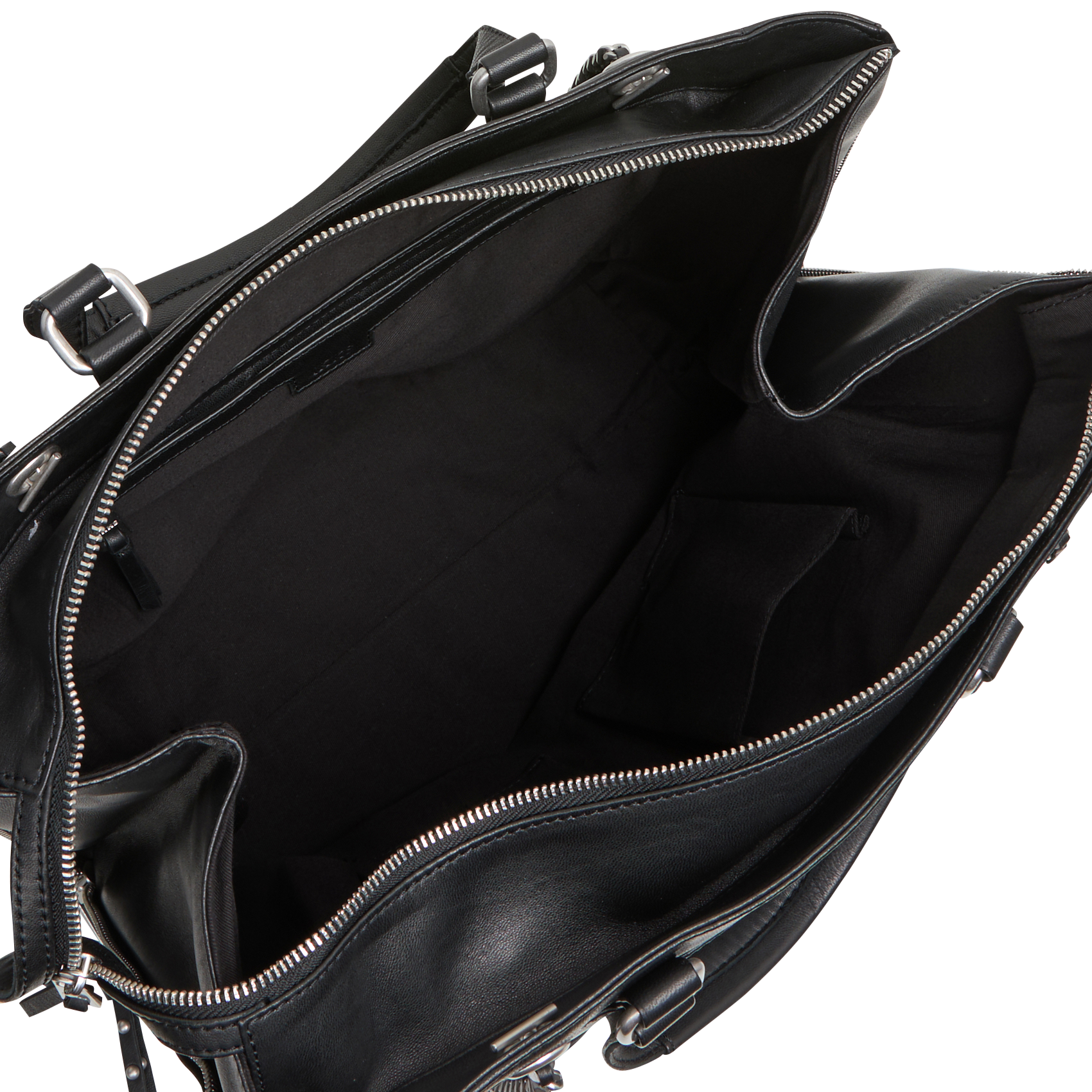 Sac à main en cuir IKKS Noir