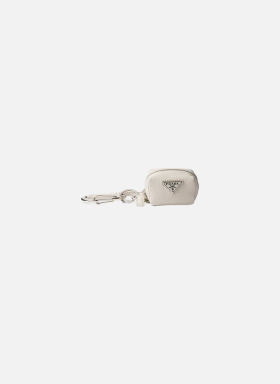 Porte-clés en cuir Beige by PRADA PRADA Porte-clés en cuir Beige