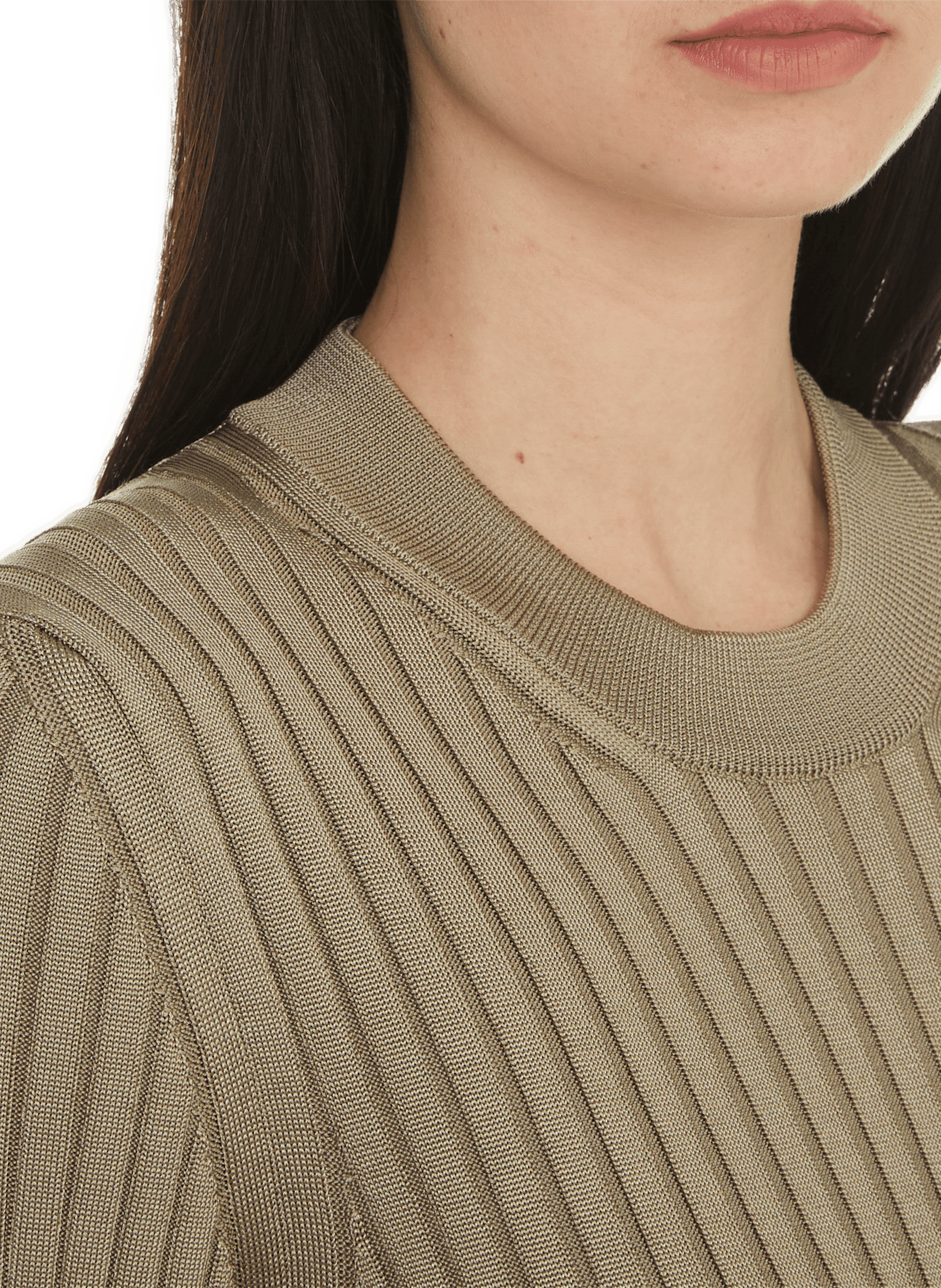 Robe longue bi-matière JIL SANDER Noir