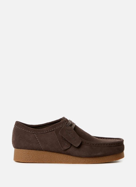 Calfskin leather lace-up loafers Brown by CLARKS CLARKS Calfskin leather lace-up loafers Brown