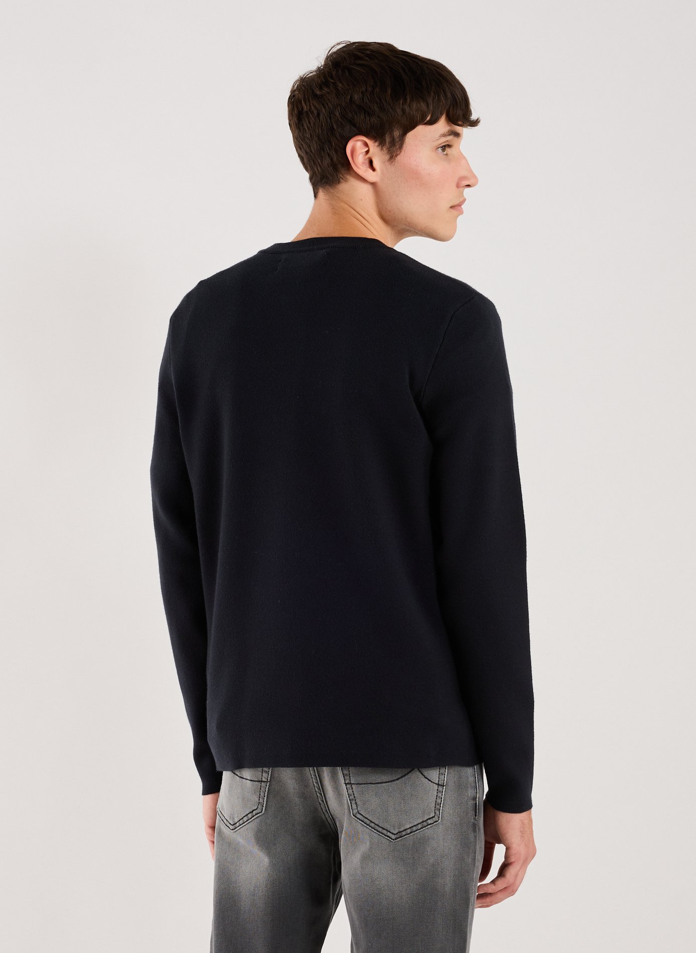 Pull droit col rond  SAMSOE SAMSOE Bleu