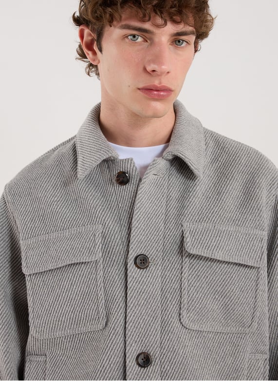 Blouson col classique | Gris by LES DEUX Blouson col classique Gris
