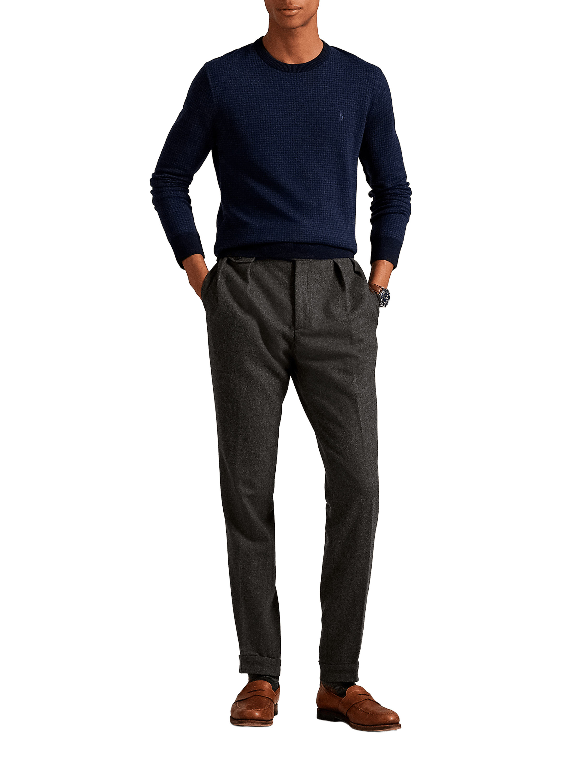  Round-neck wool jumper POLO RALPH LAUREN Blue