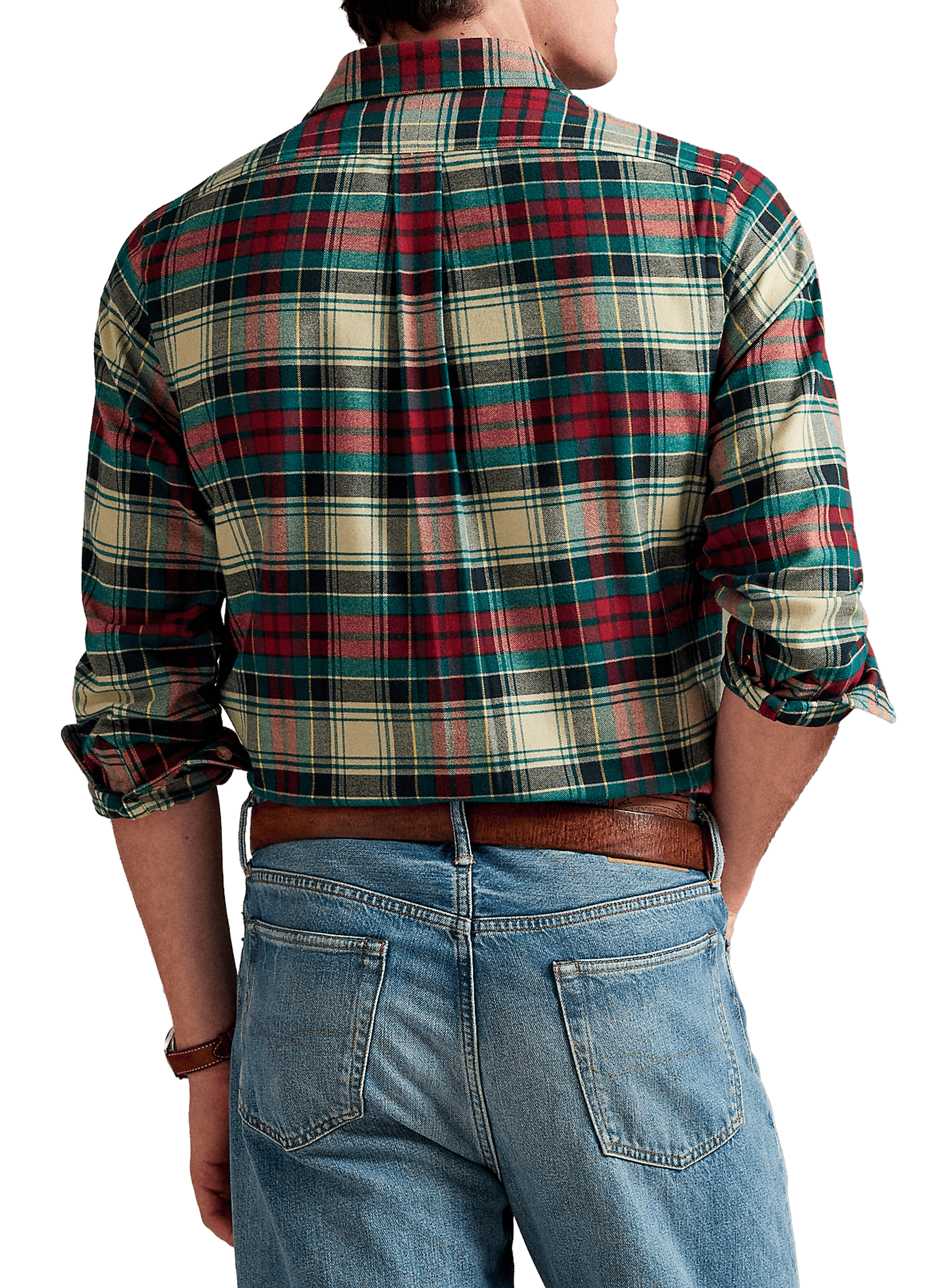 Checkered shirt with American collar in blended cotton POLO RALPH LAUREN Multicolour