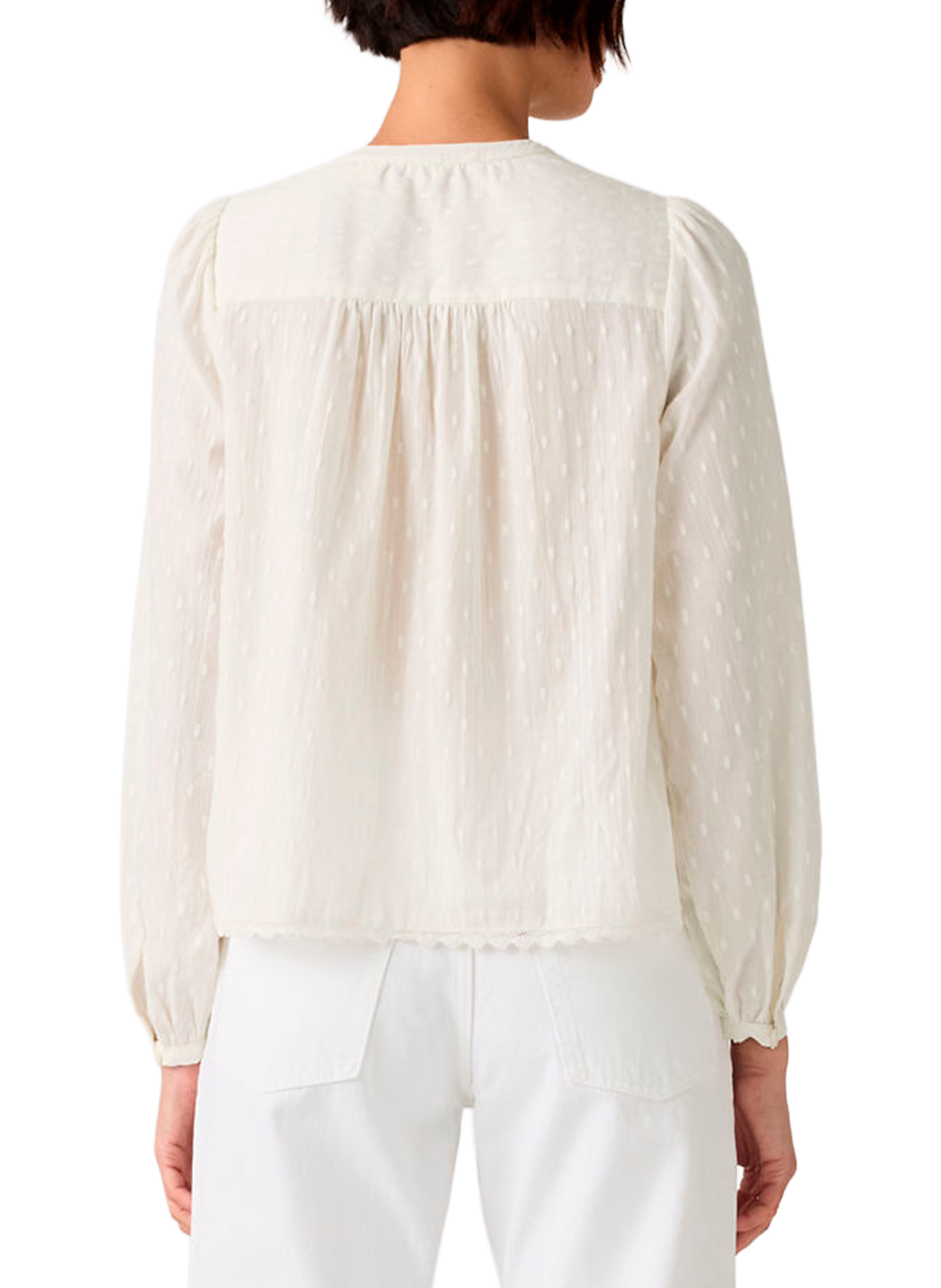 Blouse manches longues Cleo en coton LEVI'S Blanc