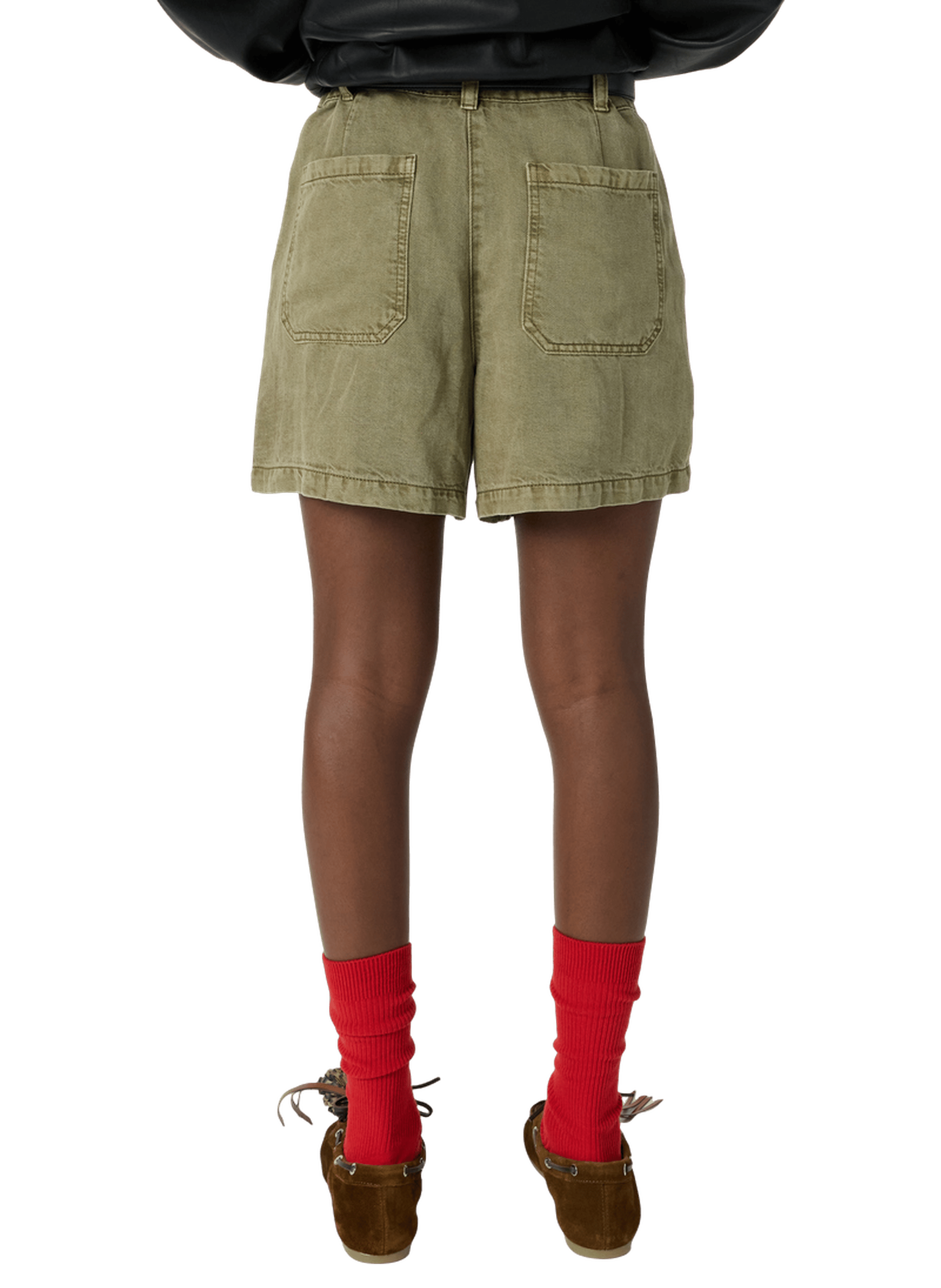 Short en lyocell et lin - avina GERARD DAREL Vert