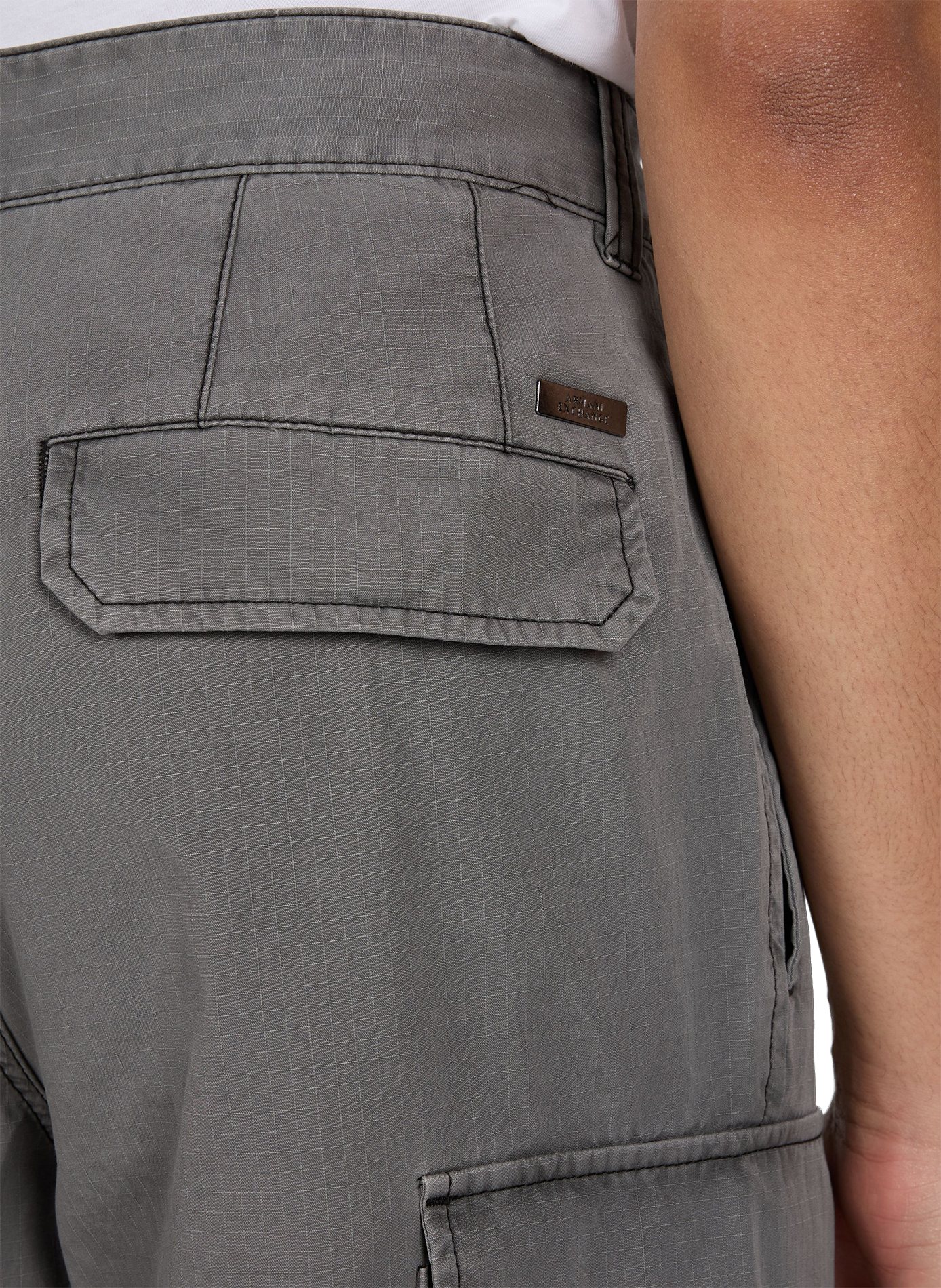 Pantalon cargo en coton ARMANI EXCHANGE Noir