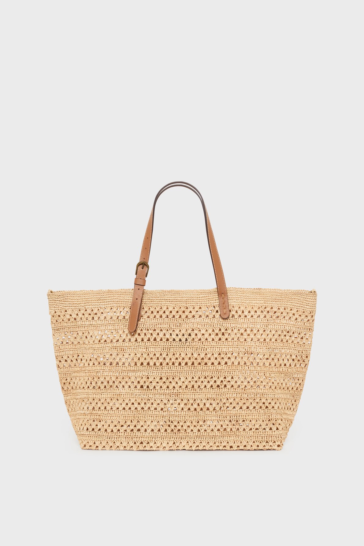 Sac en raphia - alba PABLO Beige