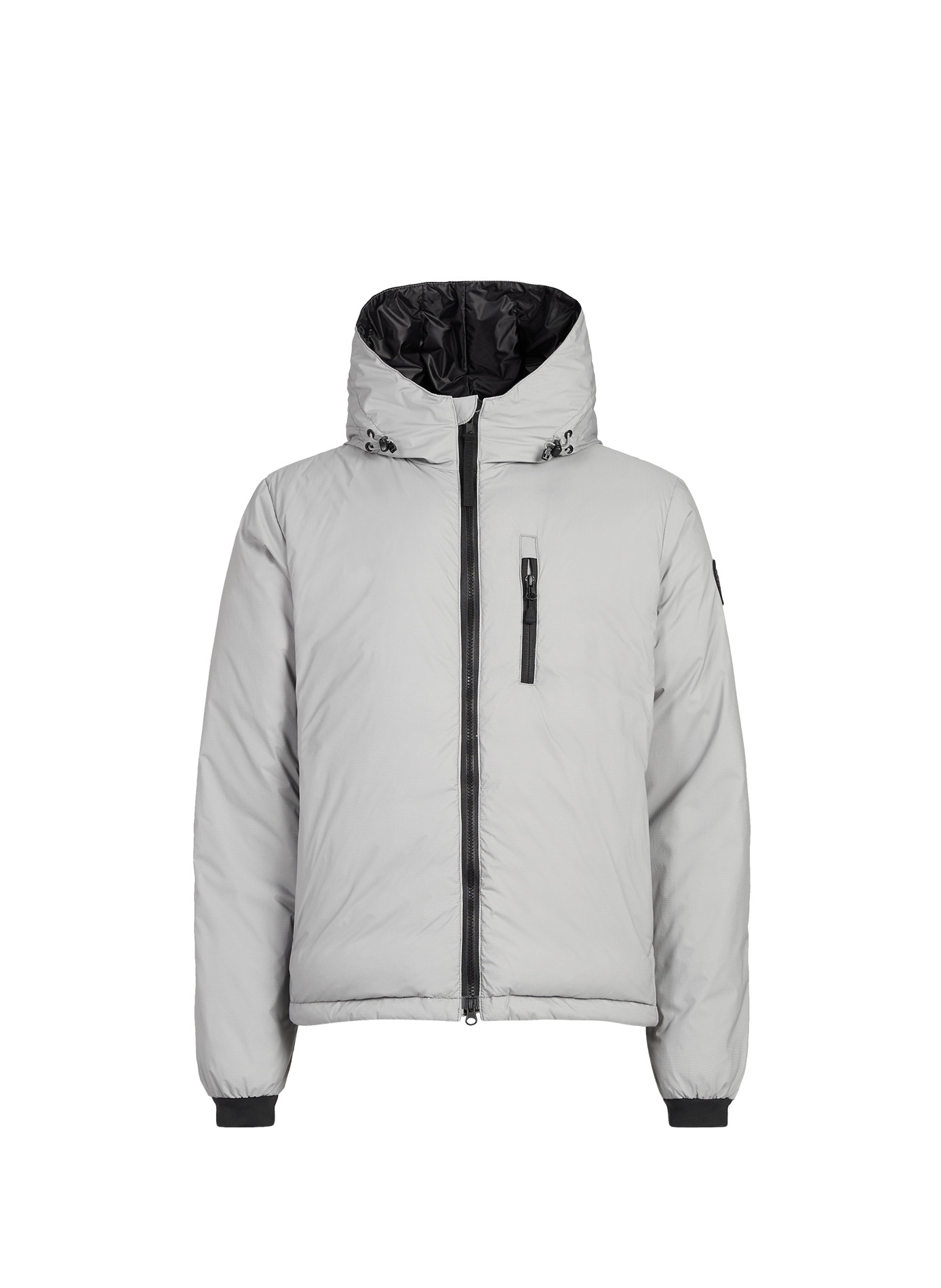 Hooded padded jacket CANADA GOOSE Grey