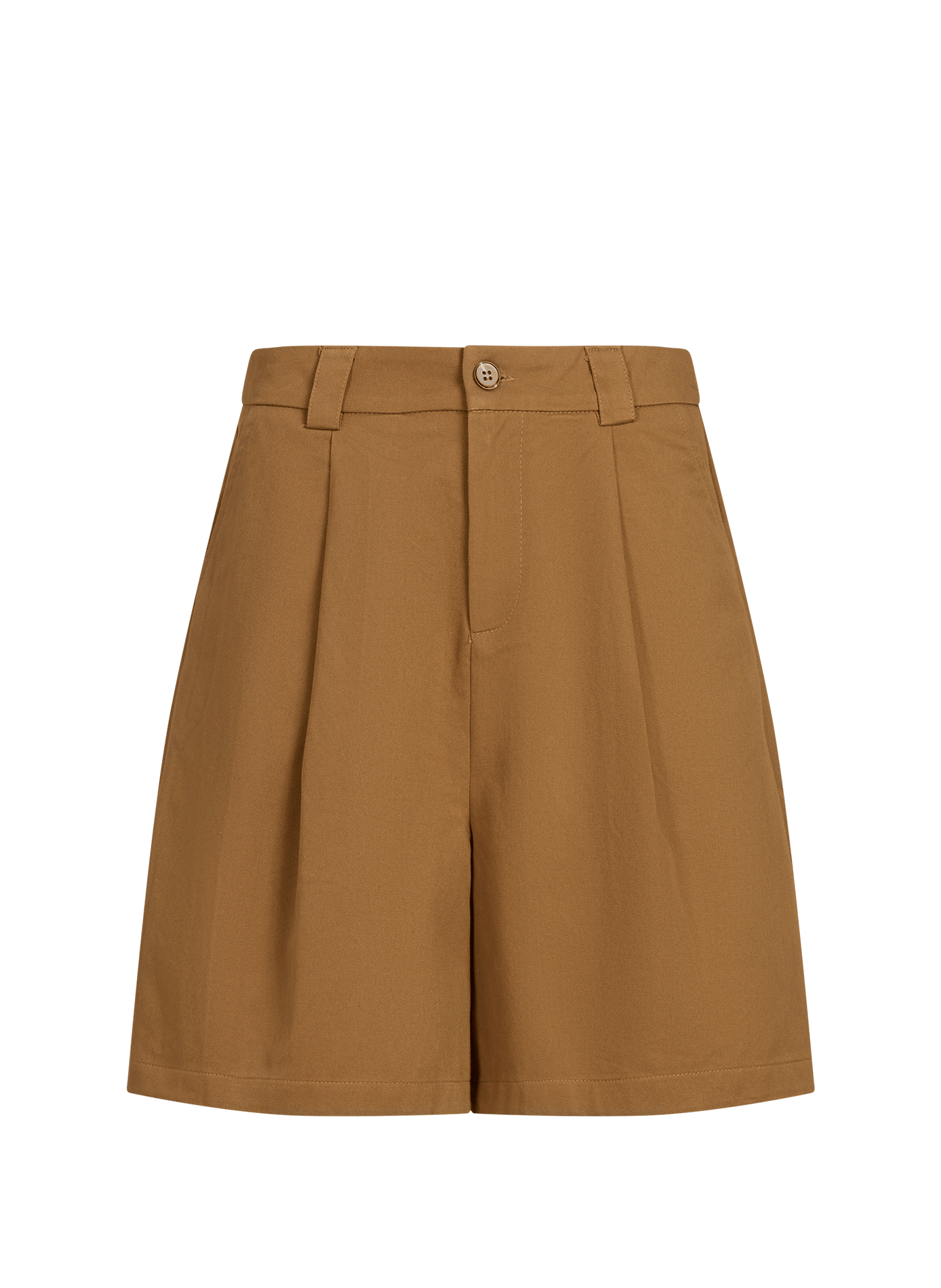 Atea cotton straight shorts ARTLOVE Brown