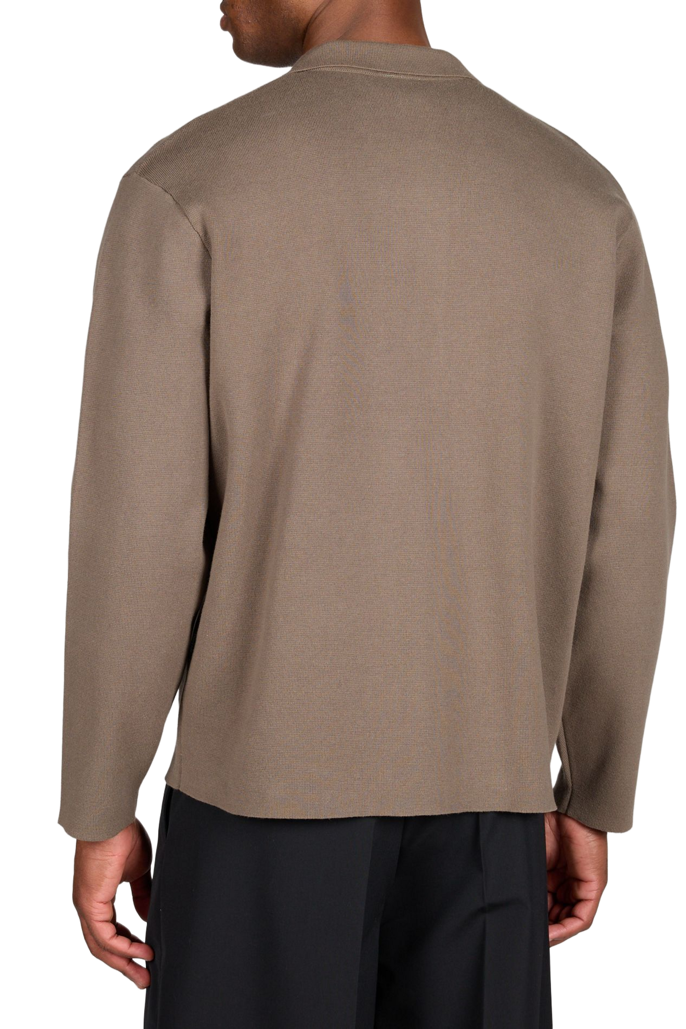 Cotton-blend cardigan ANNARR Brown