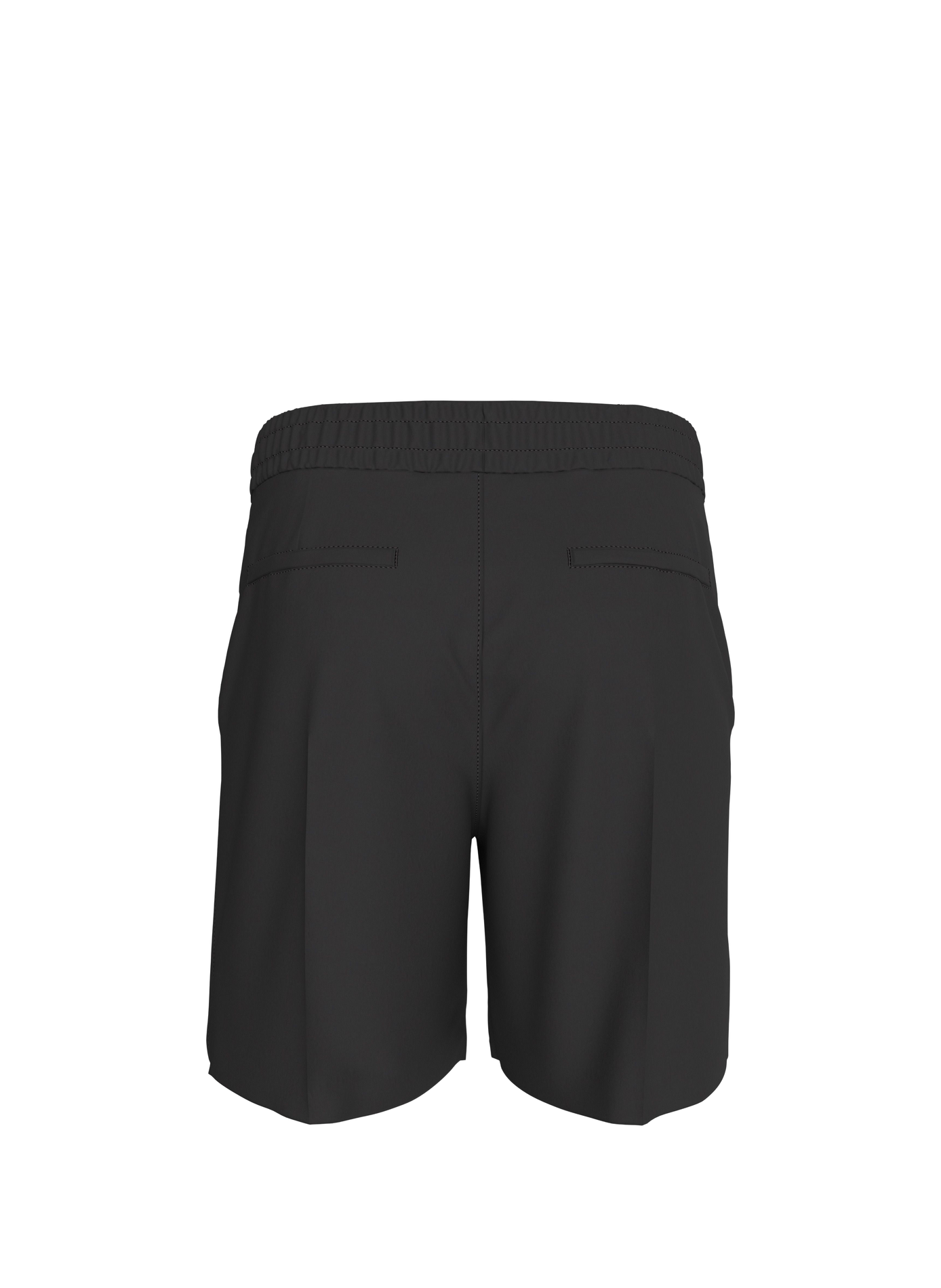 Seersucker fabric straight shorts CALVIN KLEIN Black