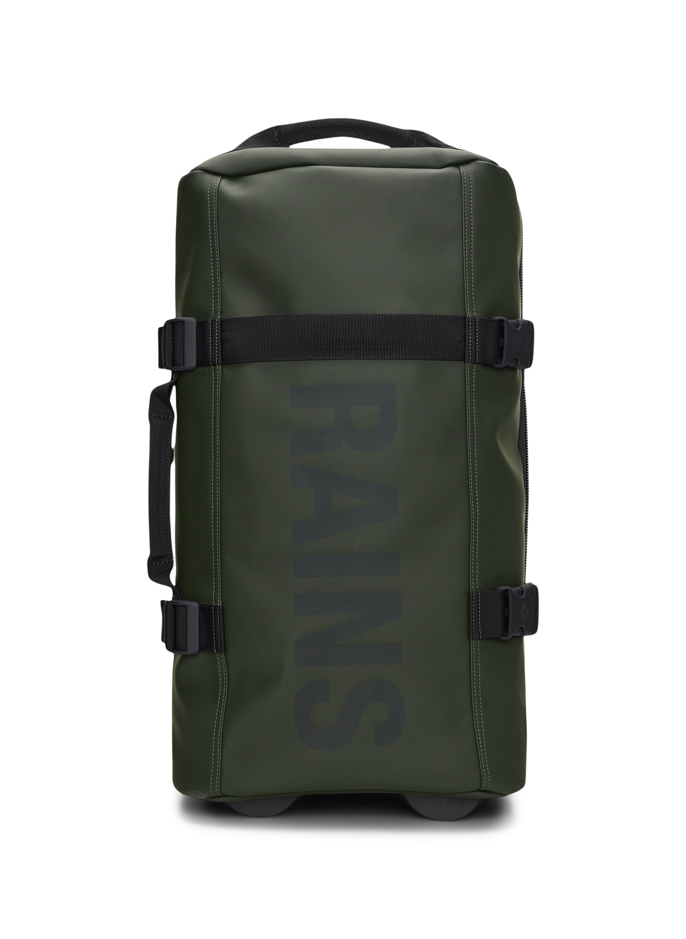 Valise cabine à roulettes  RAINS Vert