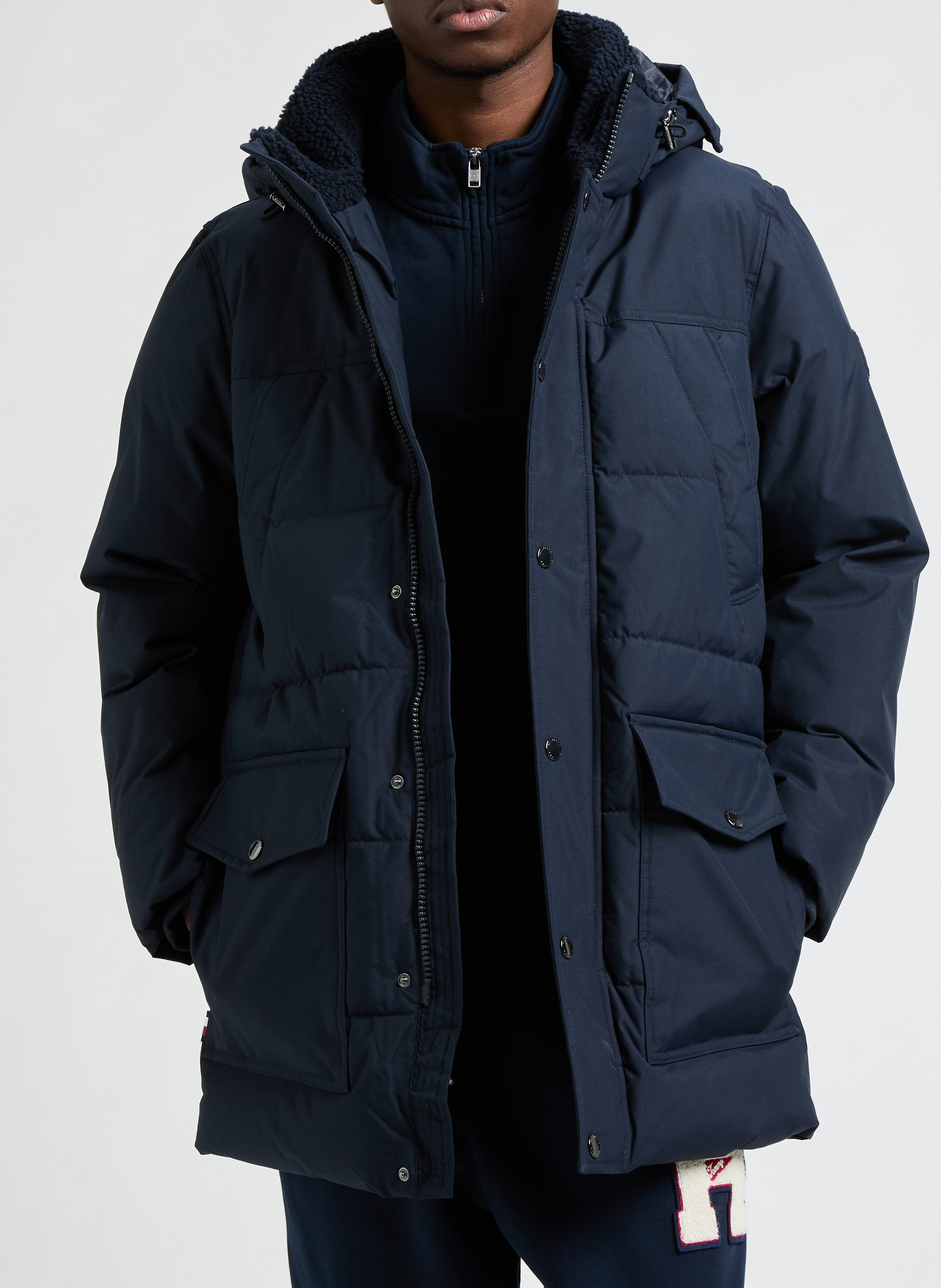 Rockie down jacket  TOMMY HILFIGER Blue