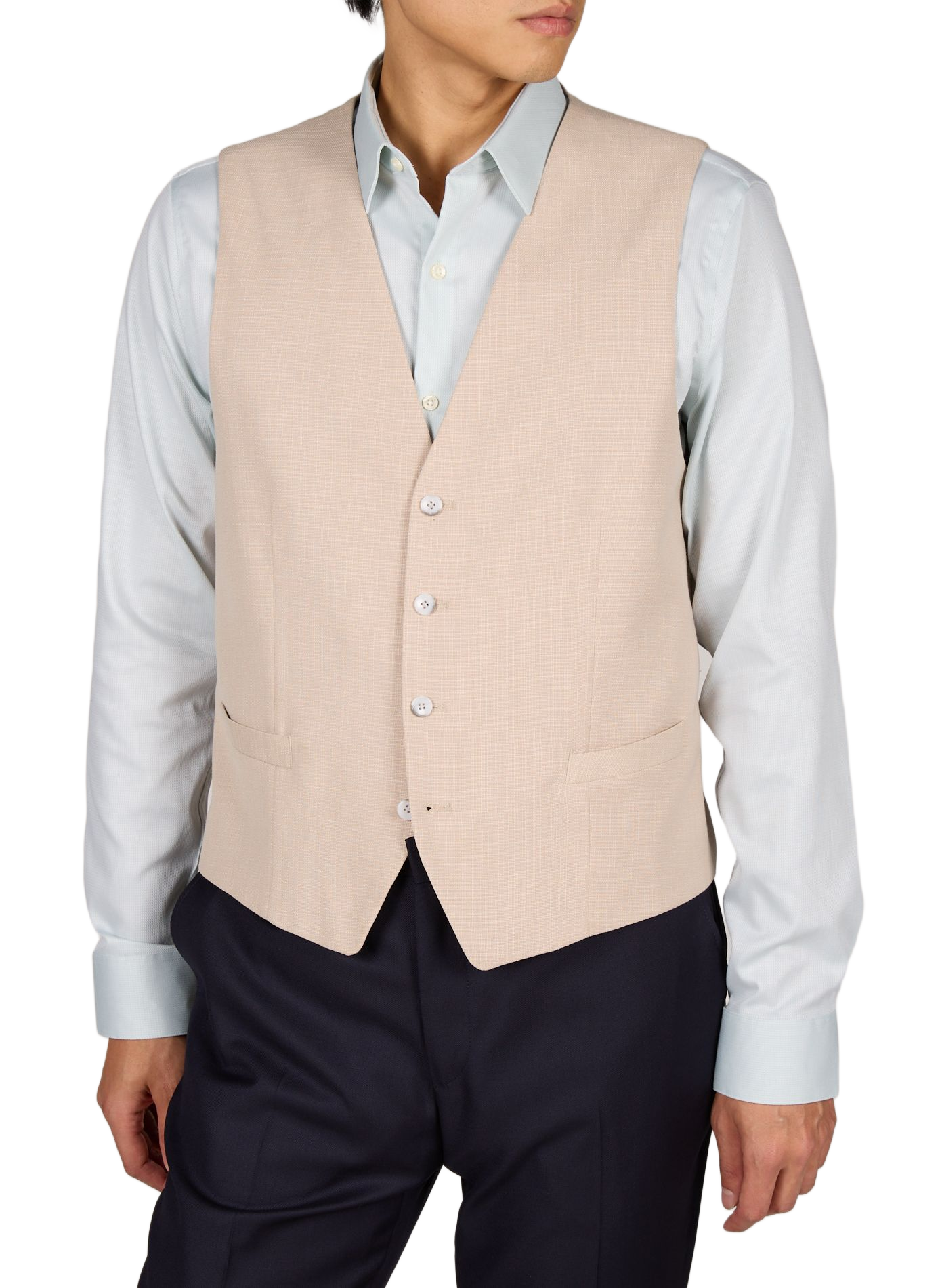 Sleeveless Tweed Suit Vest STRELLSON Beige