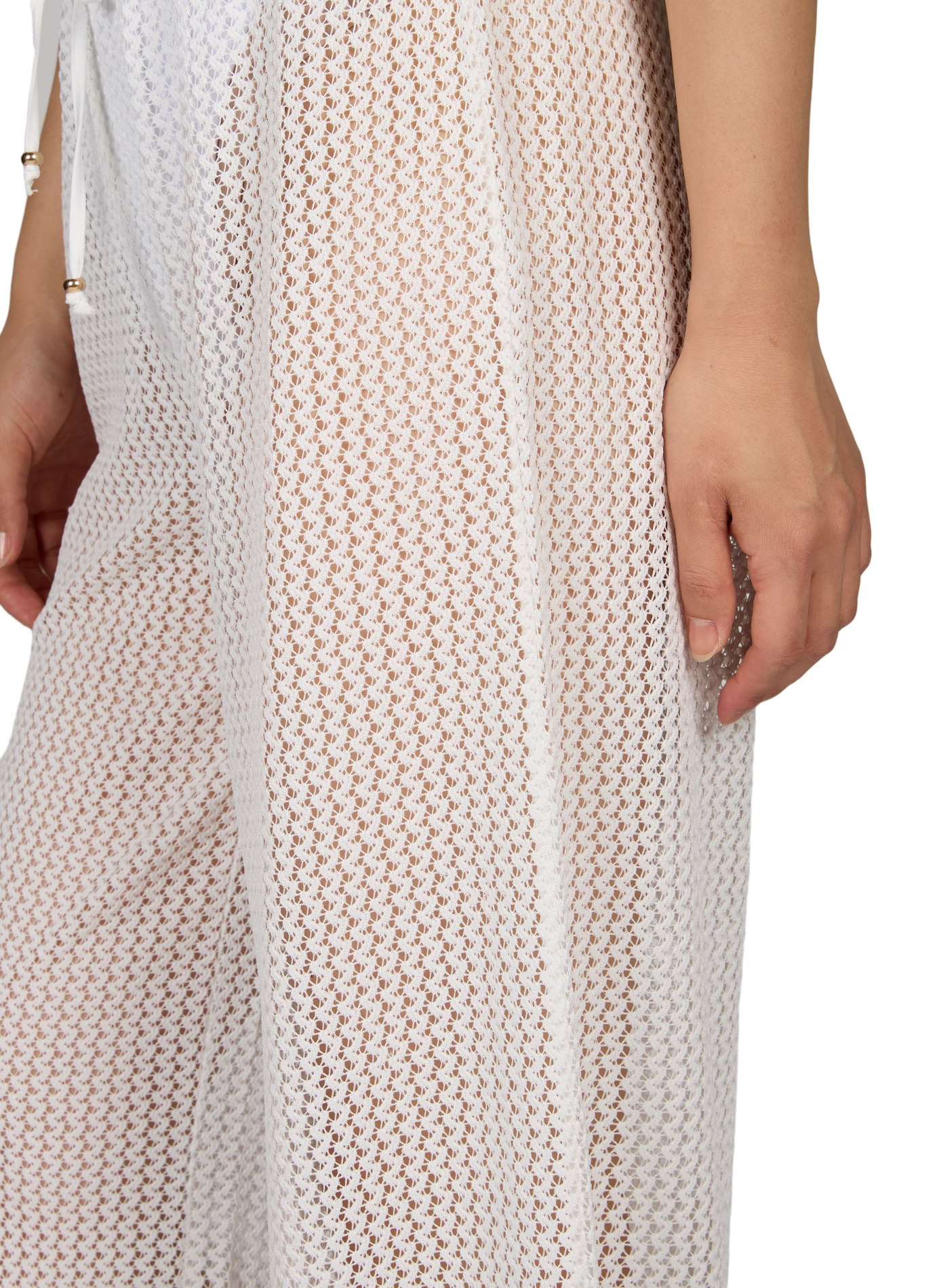 Crochet Beach Pants MyWear TRIUMPH White