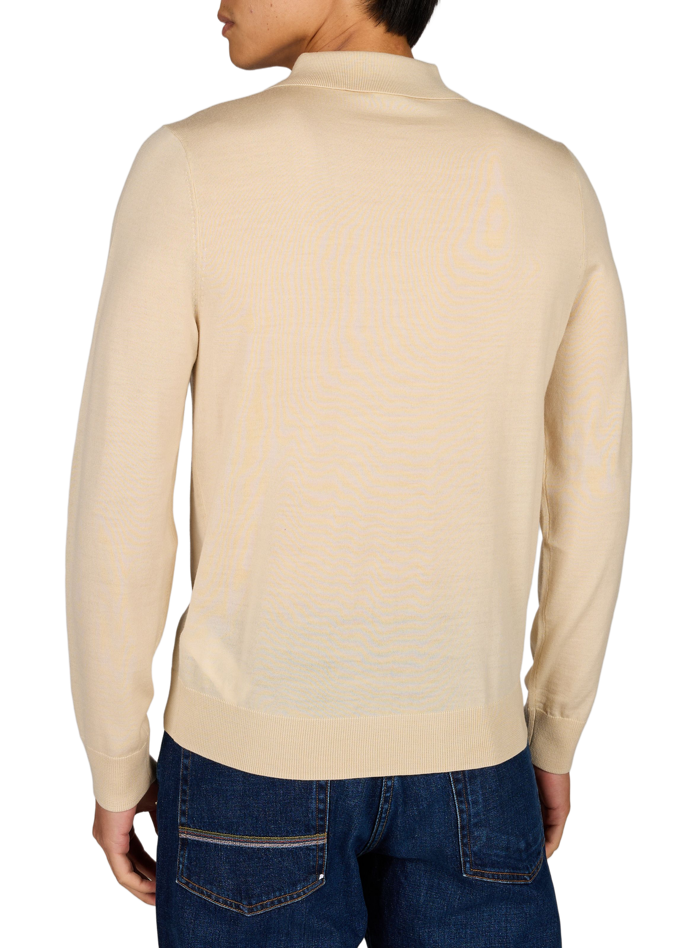 Wool button-up collar sweater PAUL SMITH Brown