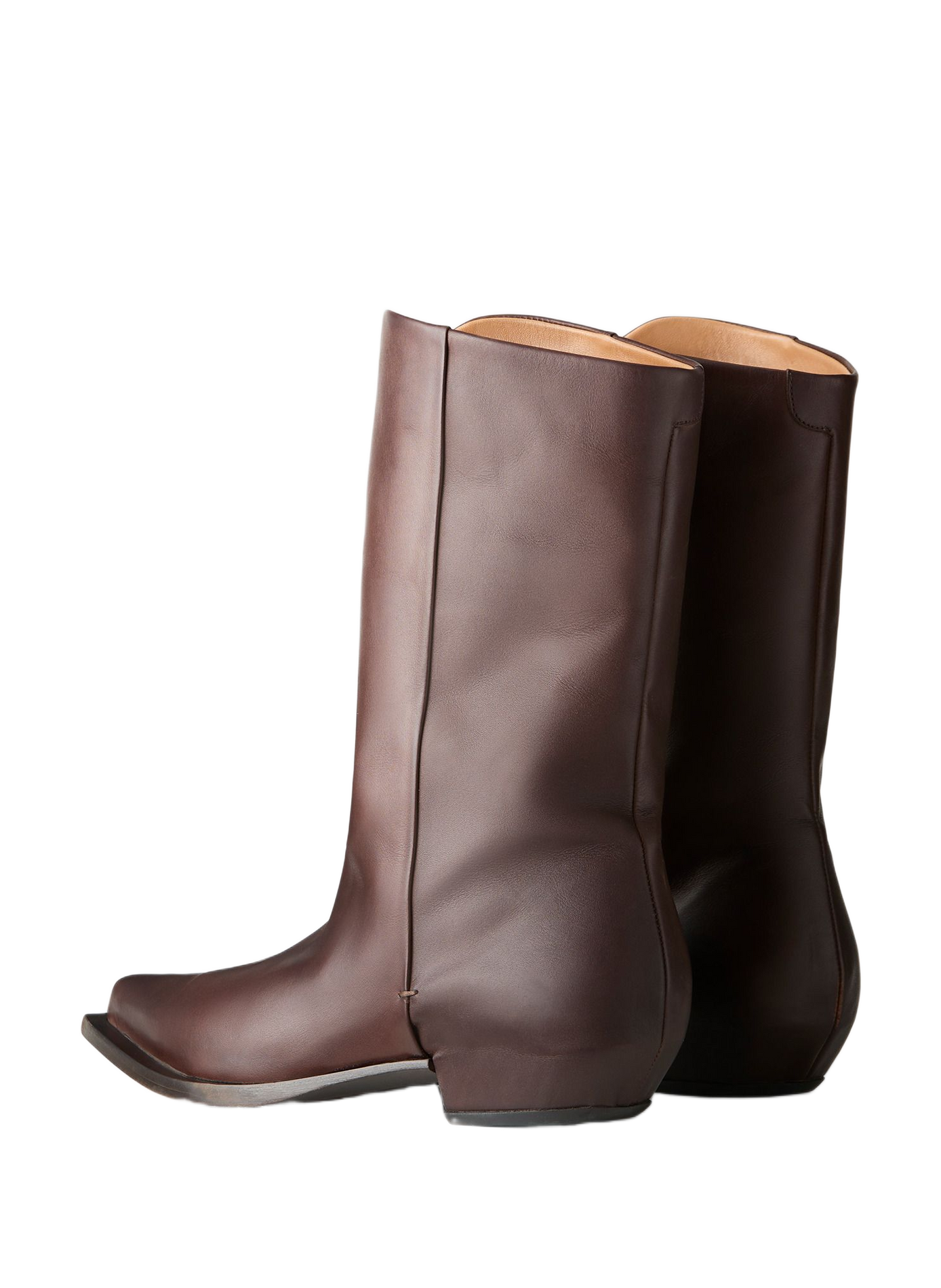 Cheer leather ankle boots CALVIN KLEIN COLLECTION Brown