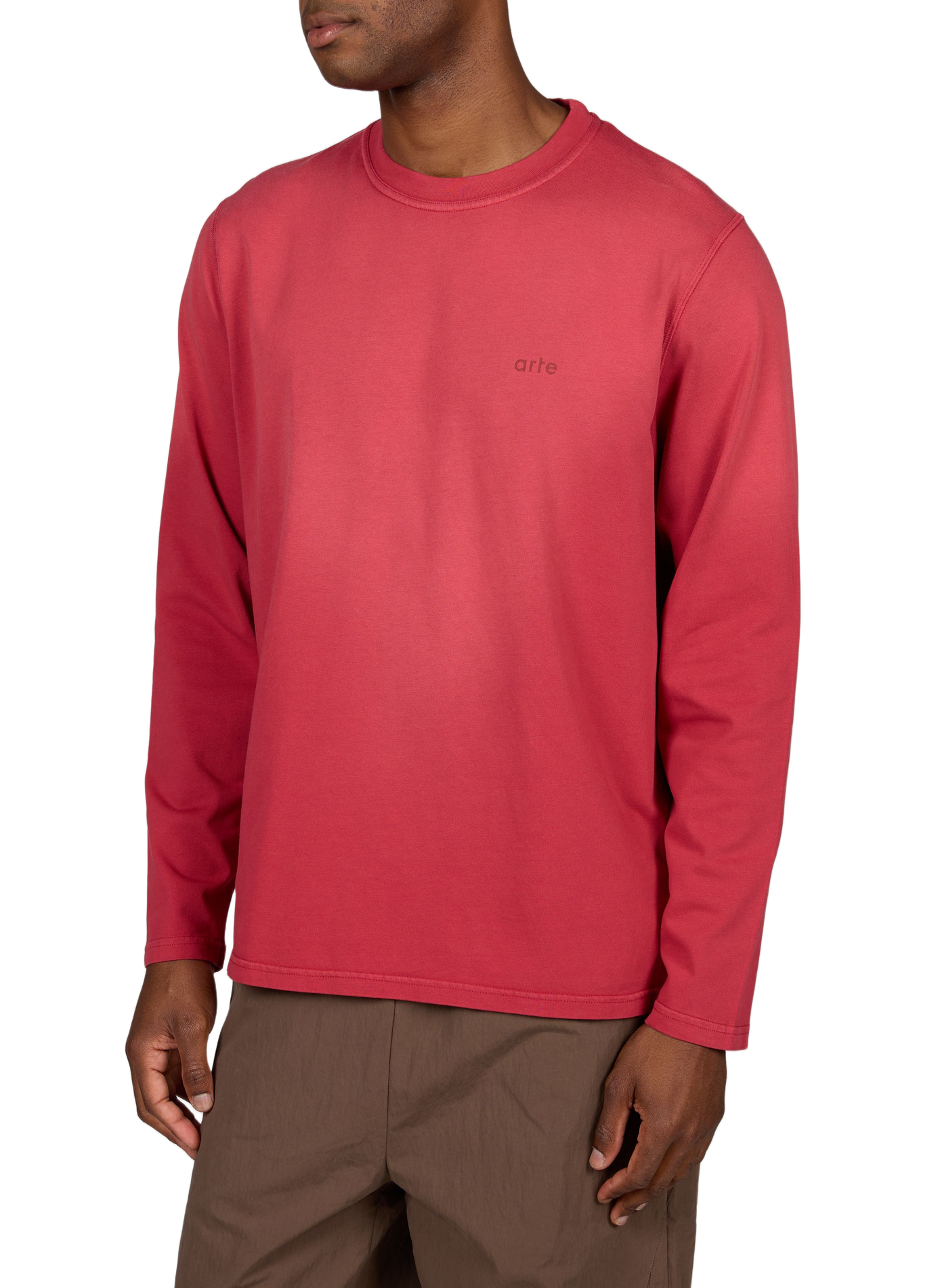 Rundhalsausschnitt T-Shirt aus Baumwolle ARTE ANTWERP Rot