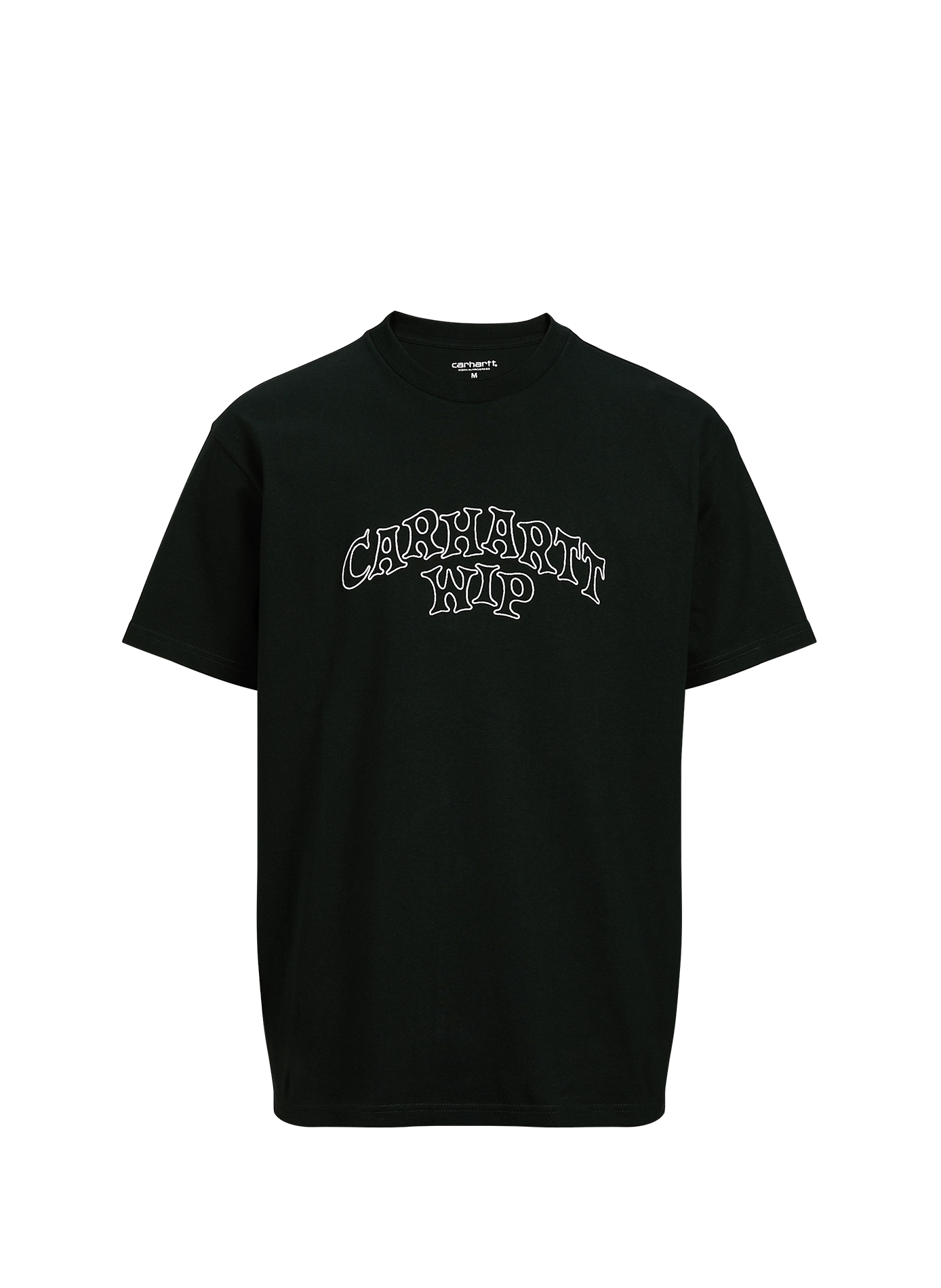 Rechte T-shirt met ronde hals van katoen CARHARTT WIP Groen
