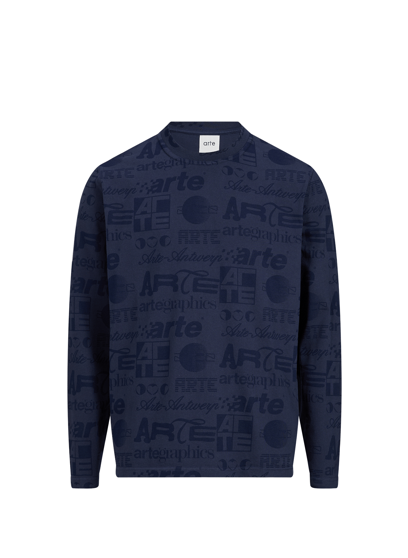 Tee-shirt col rond en coton ARTE ANTWERP Bleu
