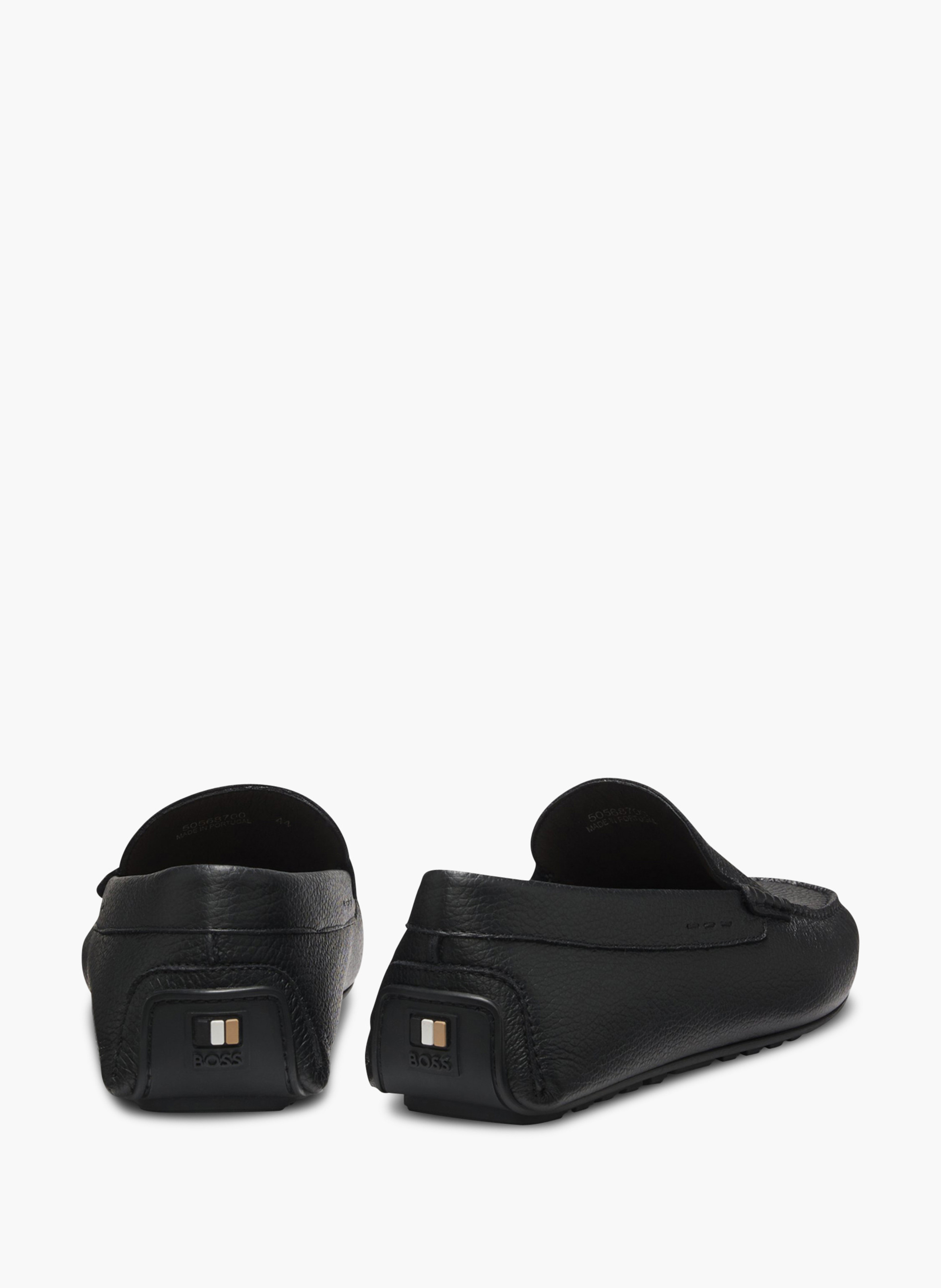 Mocassins en cuir BOSS Noir