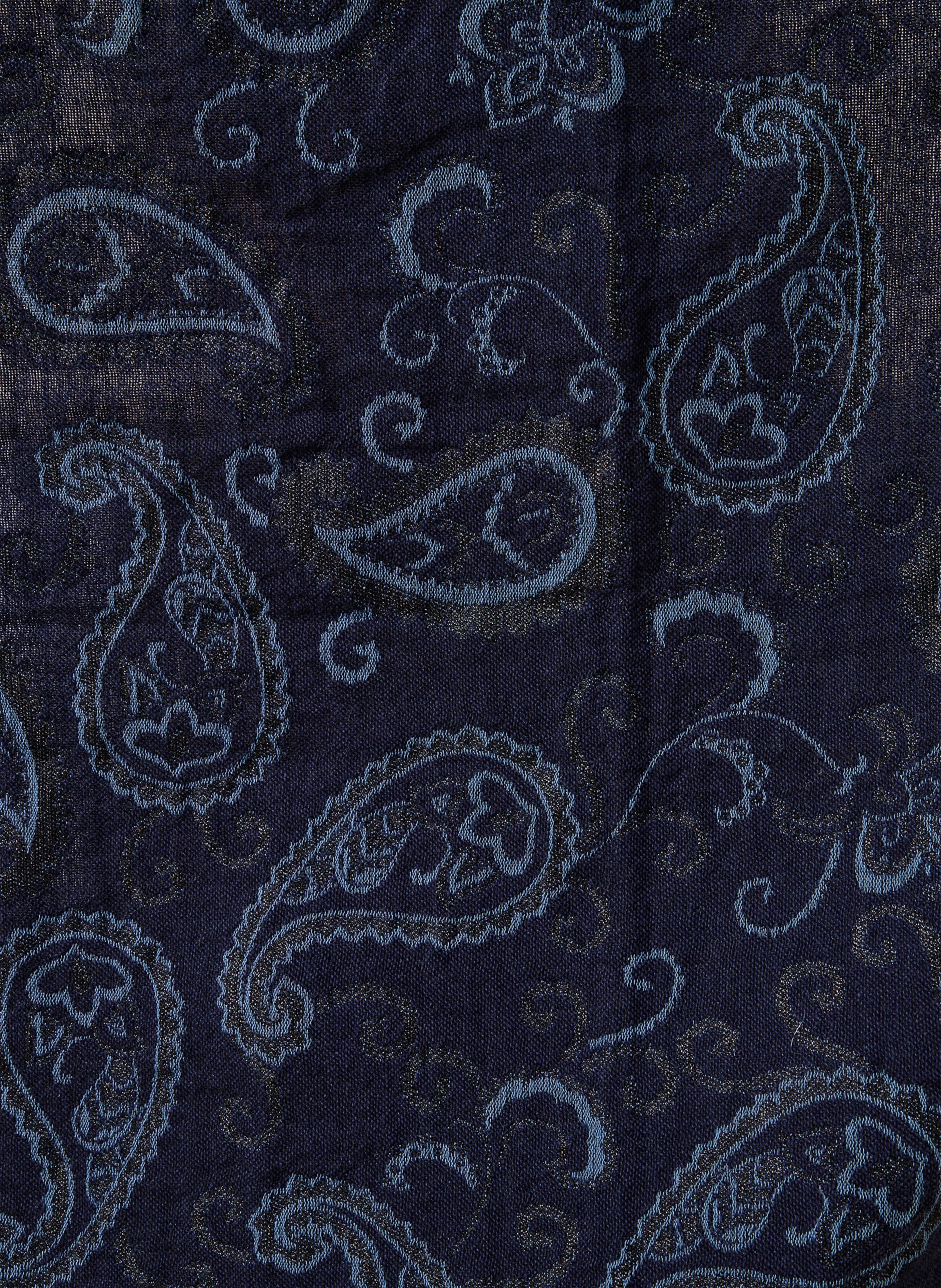 Sjaal van katoenmix LA FEE MARABOUTEE Blauw