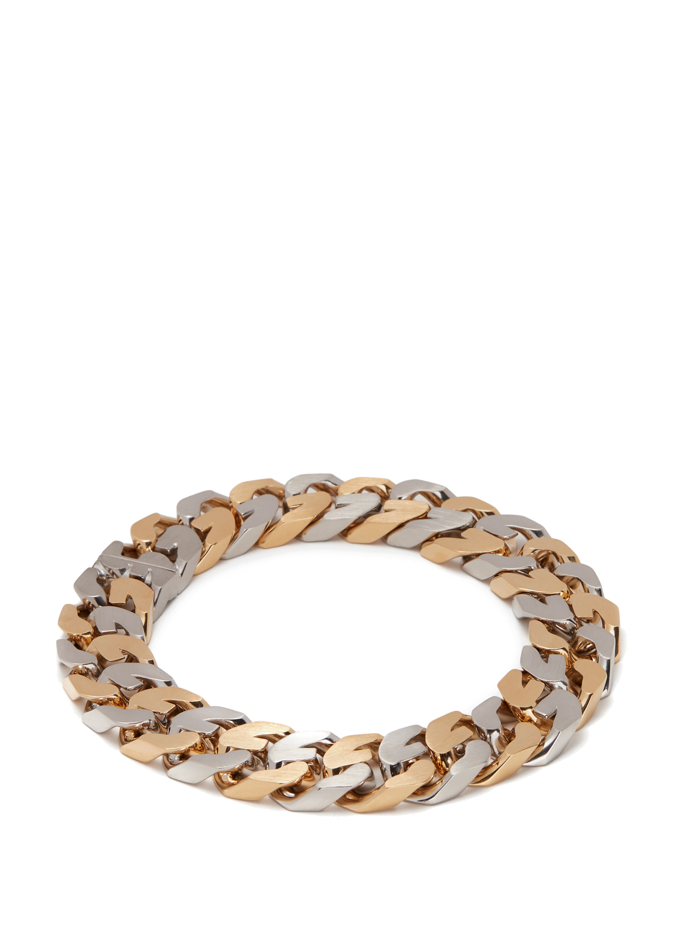 Collier G Chain bicolore