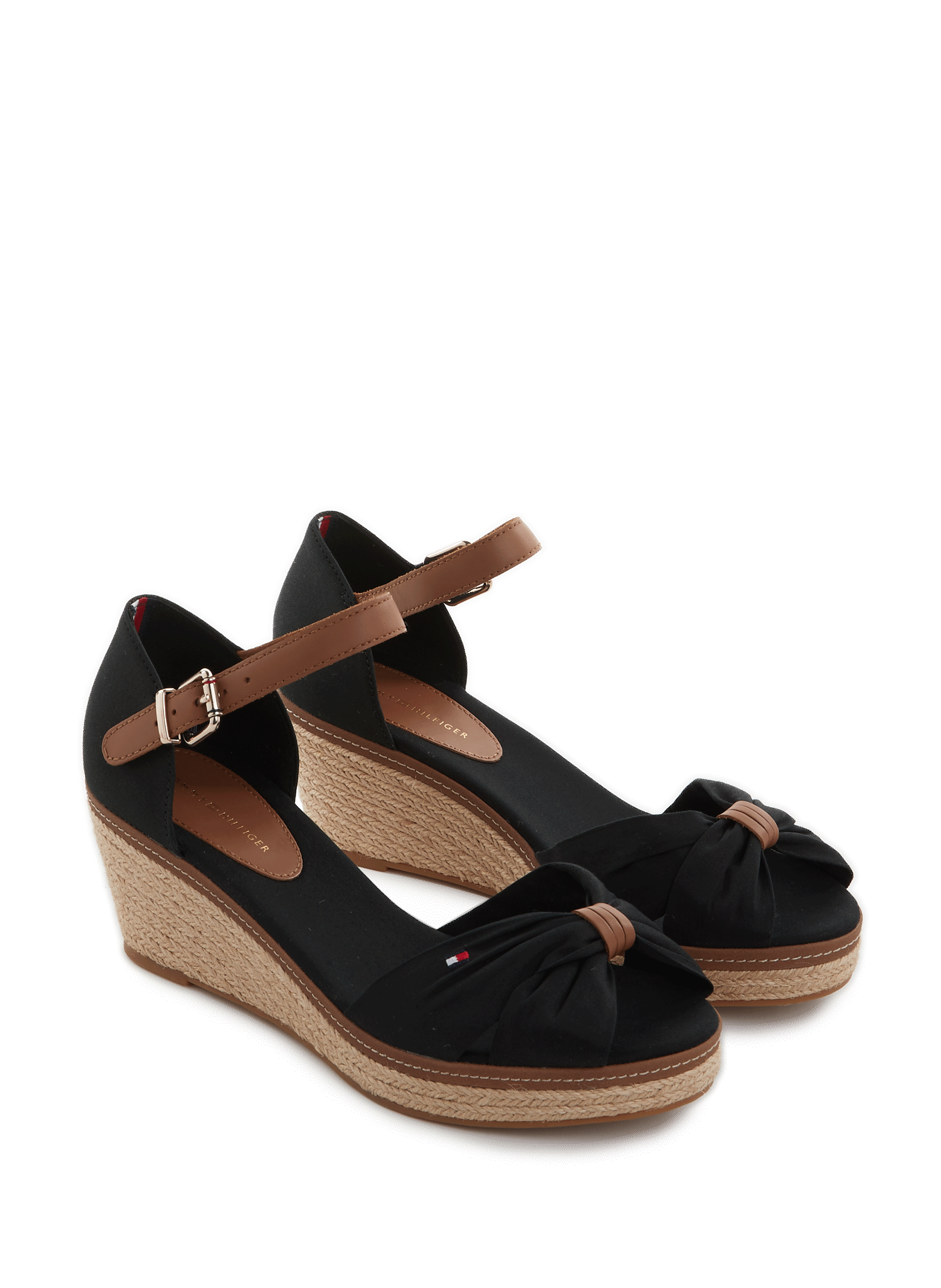 Sandales à talon compensé