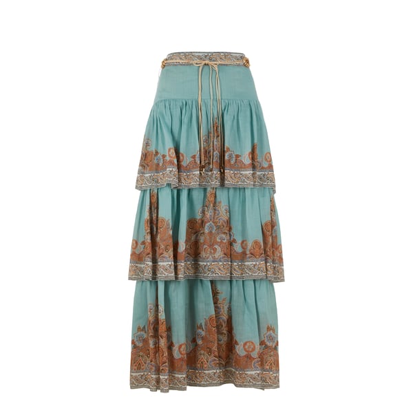 Jupe longue en ramie