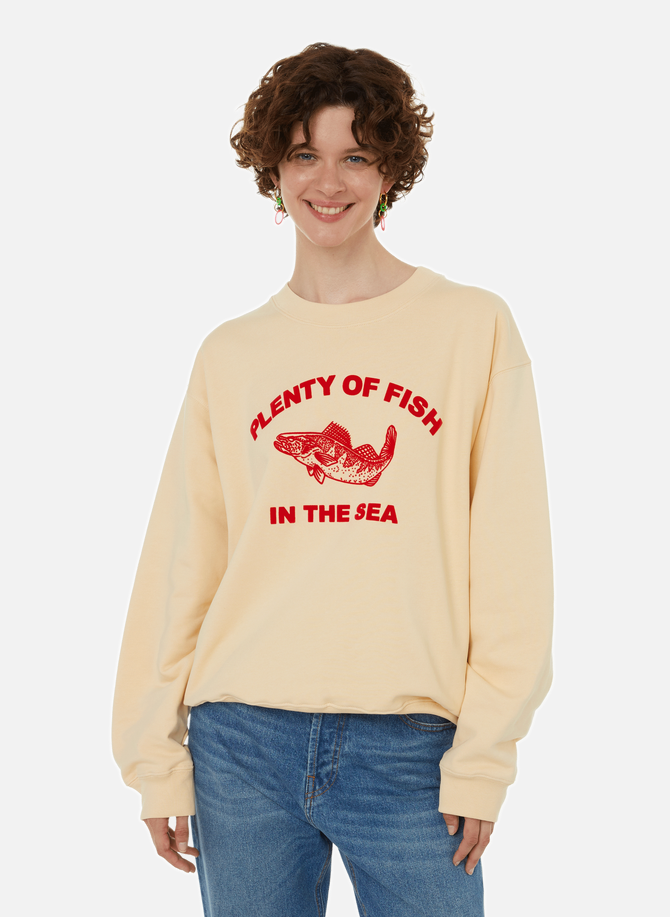 Sweatshirt Louisfish en coton organique ROSEANNA