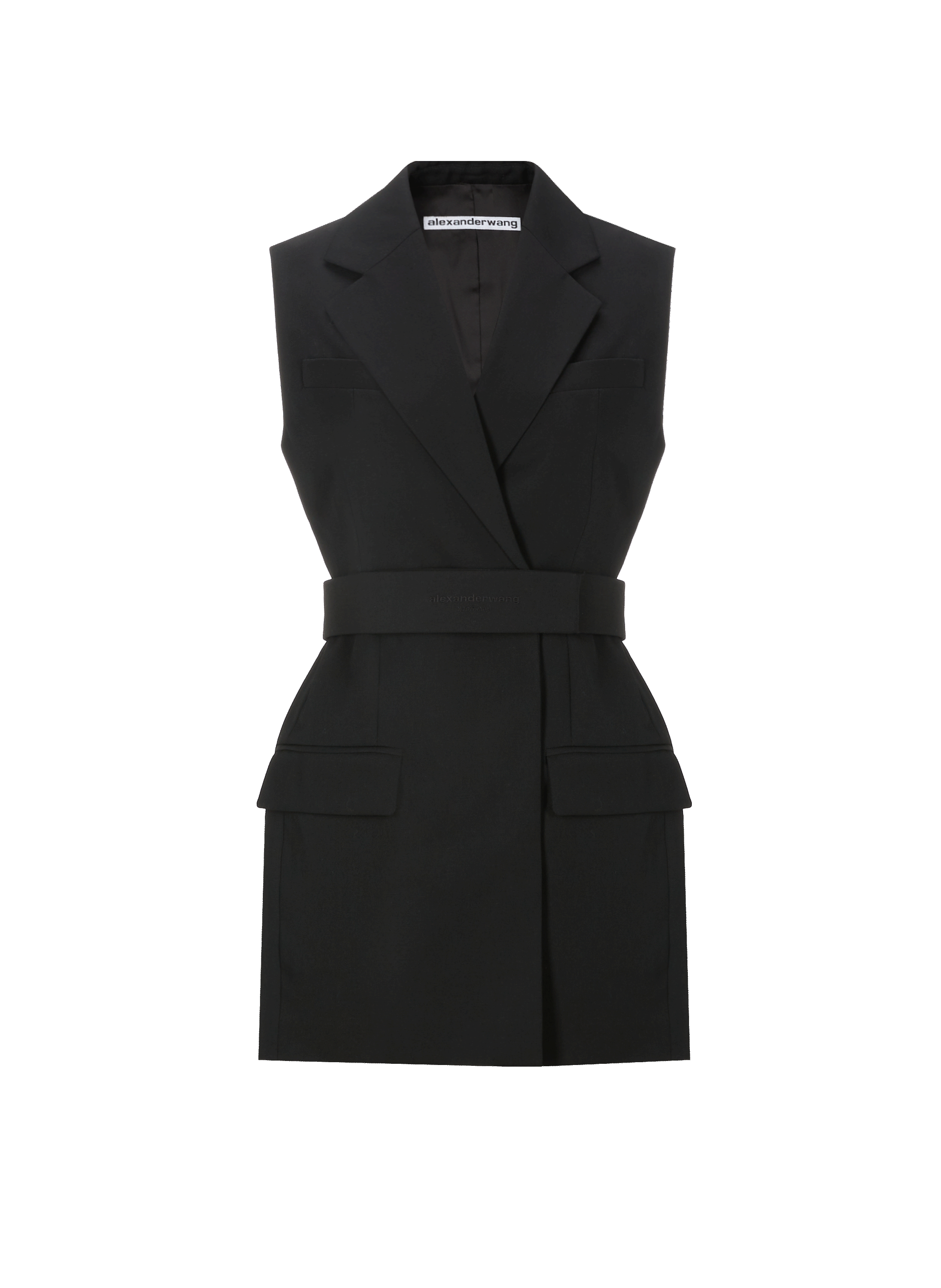 Robe courte sans manches