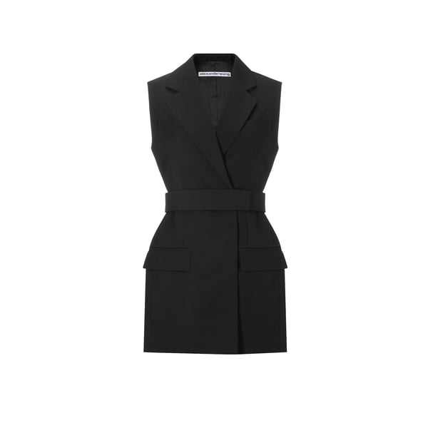 Robe courte sans manches