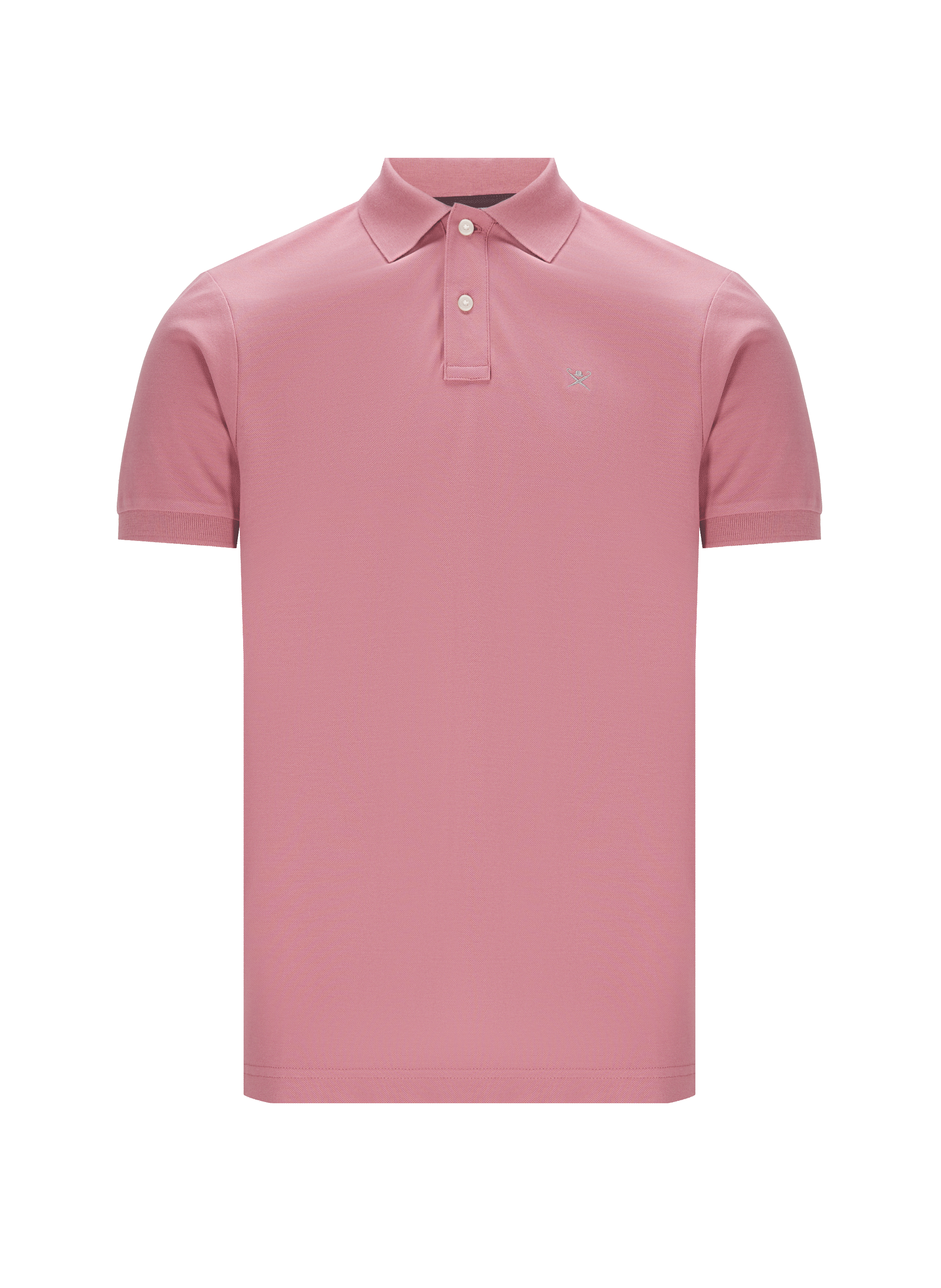 Polo à logo en coton piqué