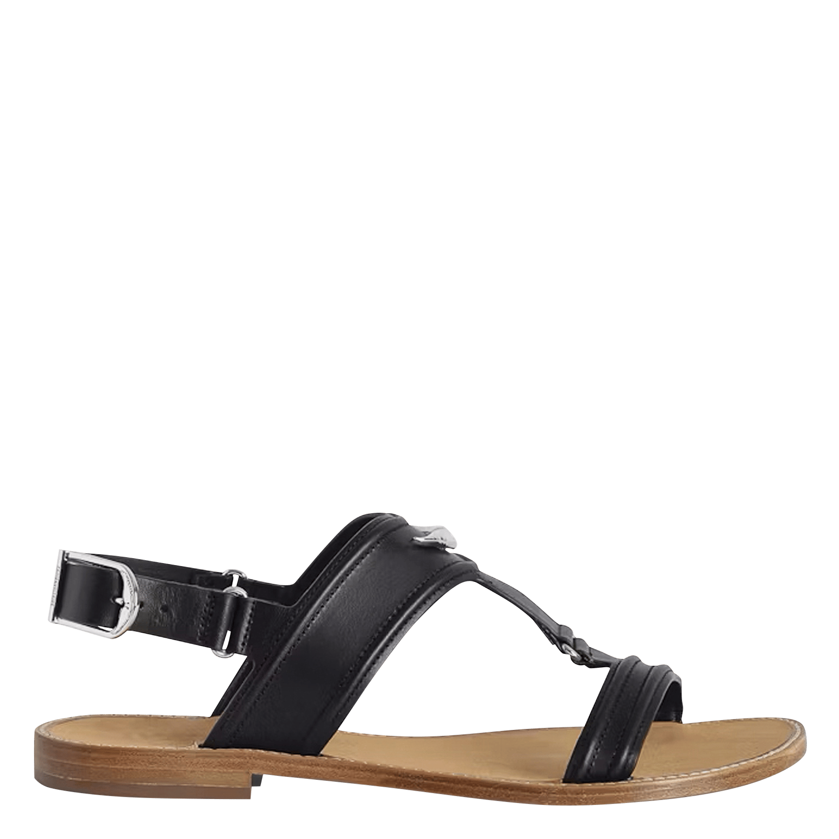 Sandales en cuir caprese ZADIG&VOLTAIRE Noir