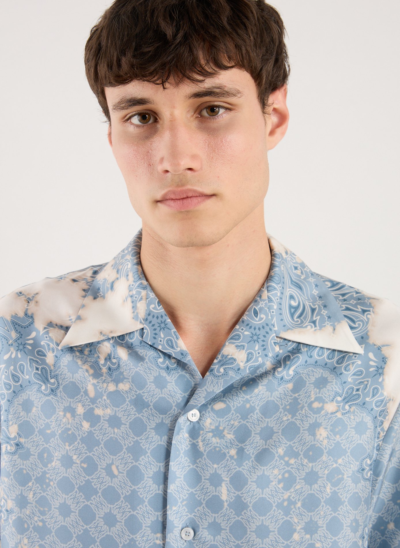 Chemise à motif AMIRI Bleu